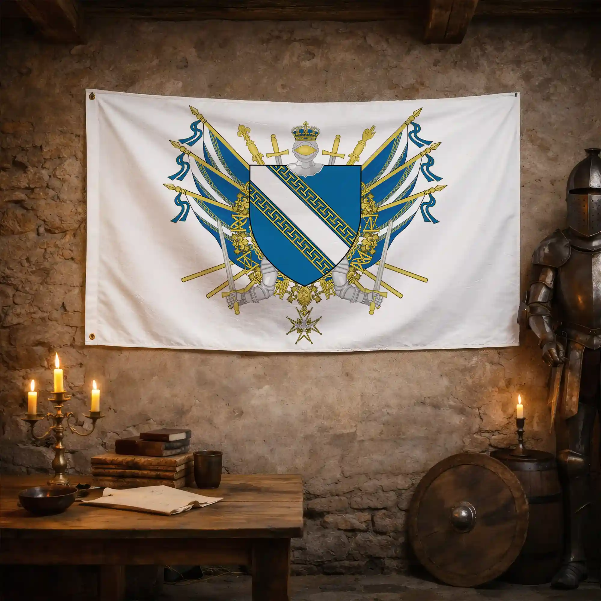 Drapeau - Blason de la Champagne-Ardenne - Image 3