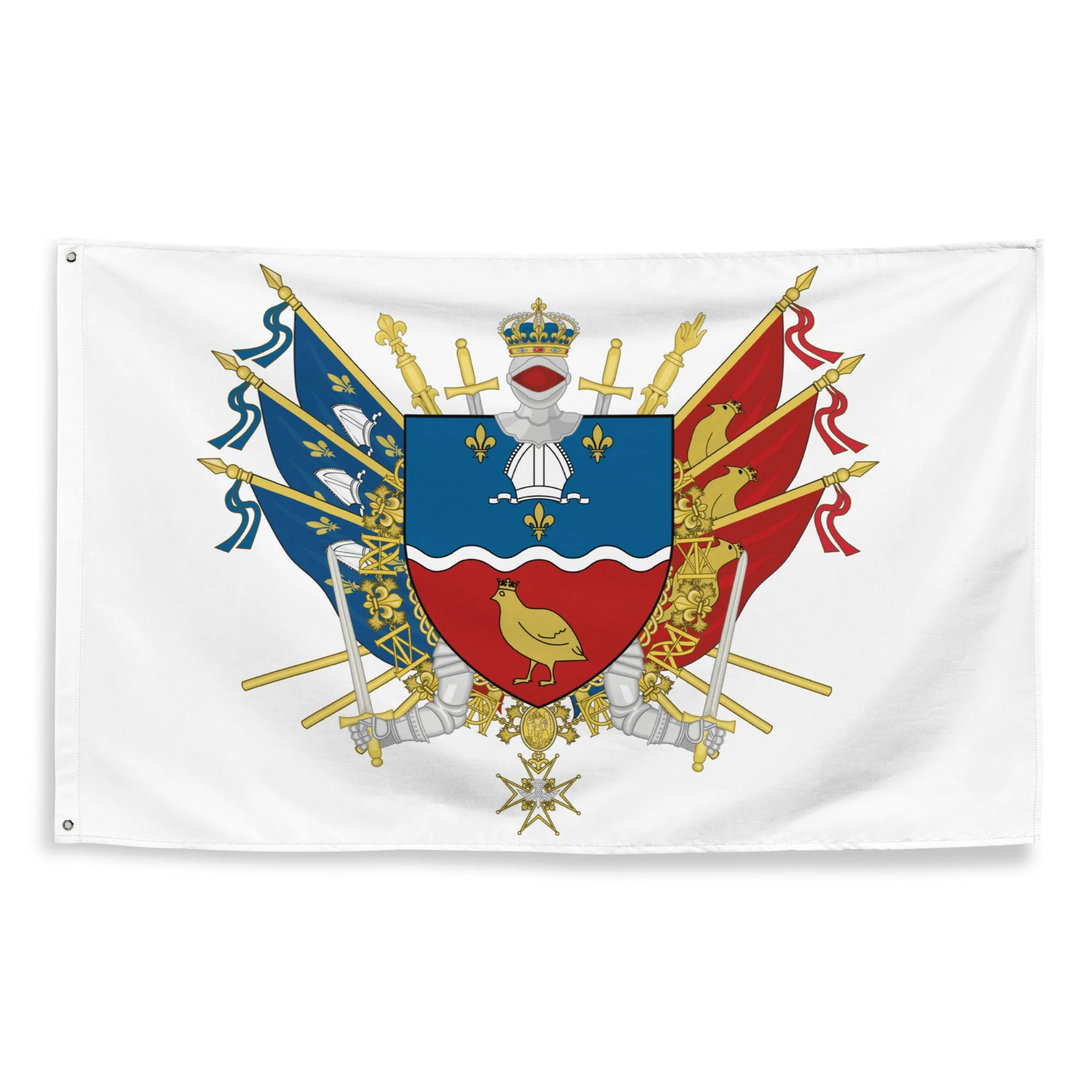 Drapeau - Blason de la Charente-Maritime (17)