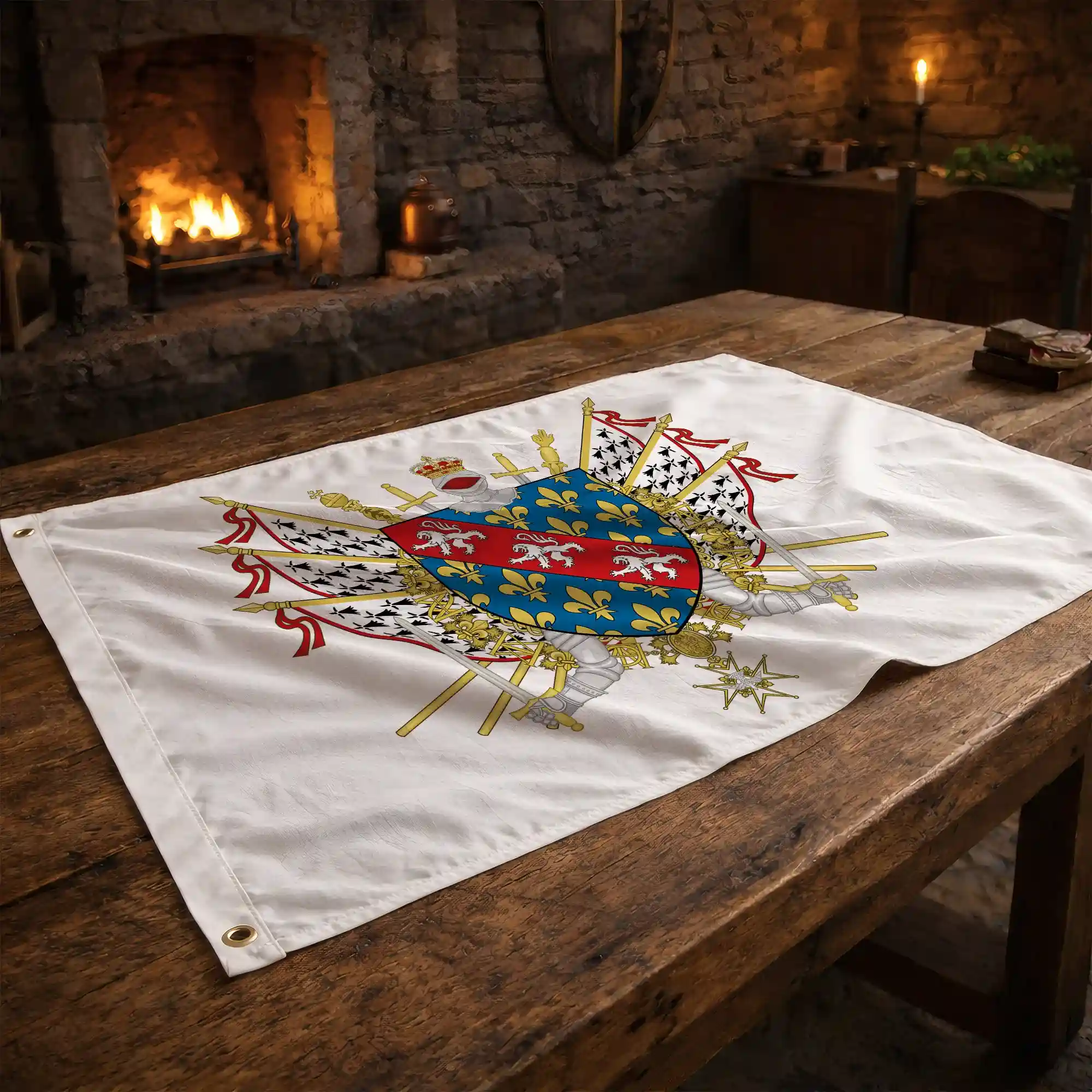 Drapeau - Blason de la Creuse (23) - Image 2