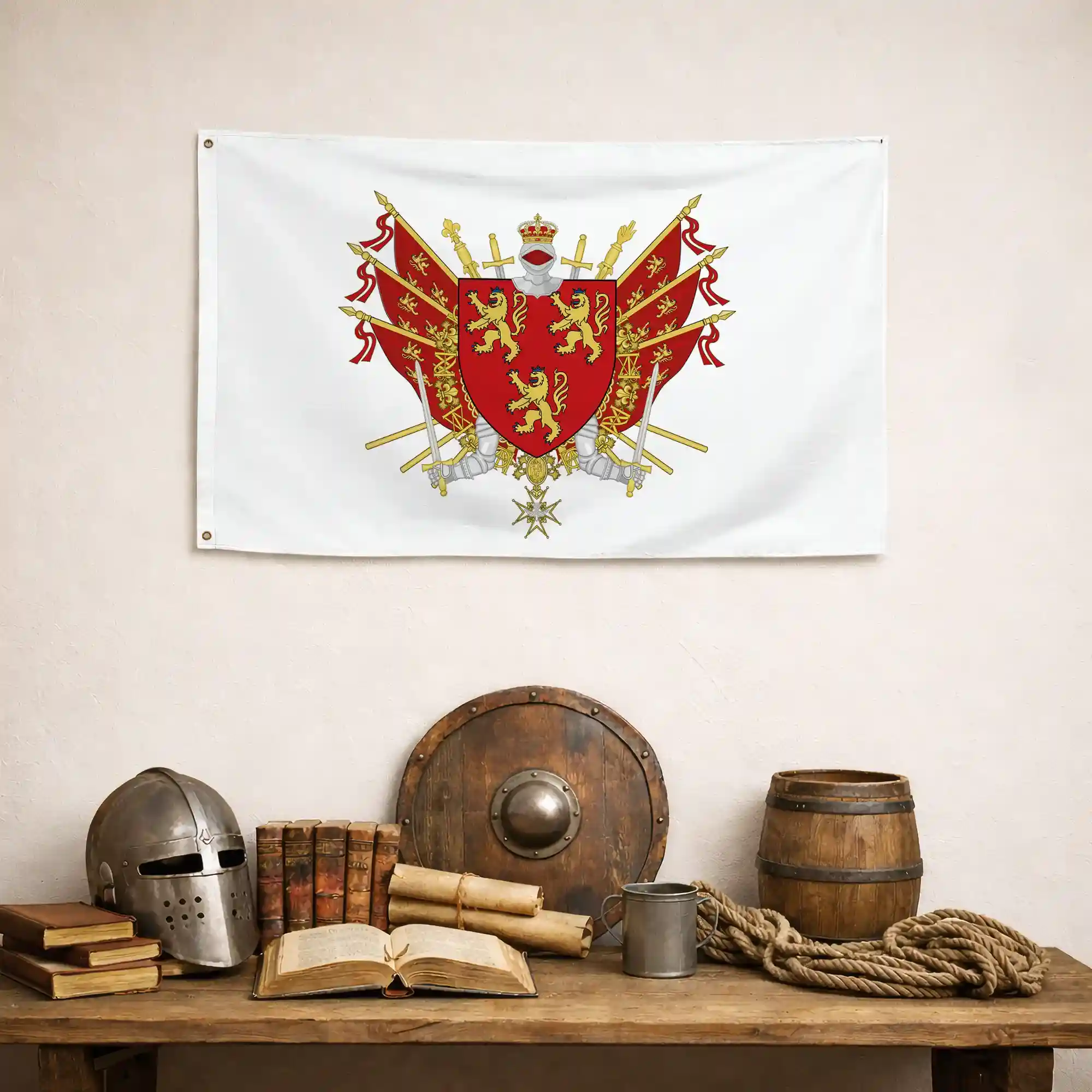 Drapeau - Blason de la Dordogne (24) - Image 4
