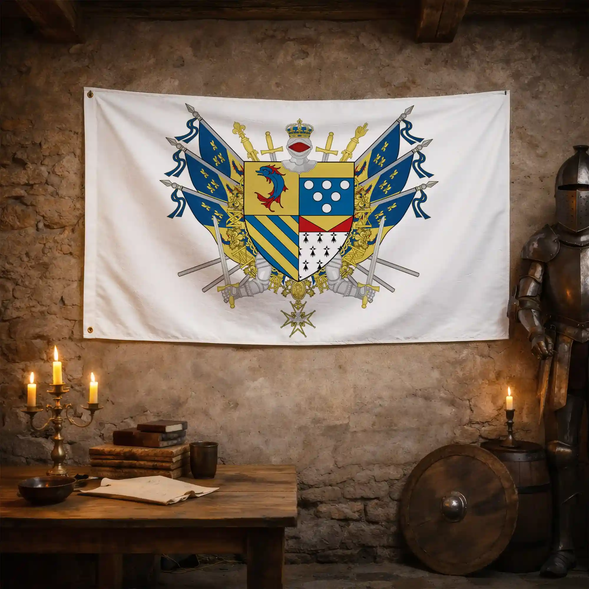 Drapeau - Blason de la Drôme (26) - Image 3