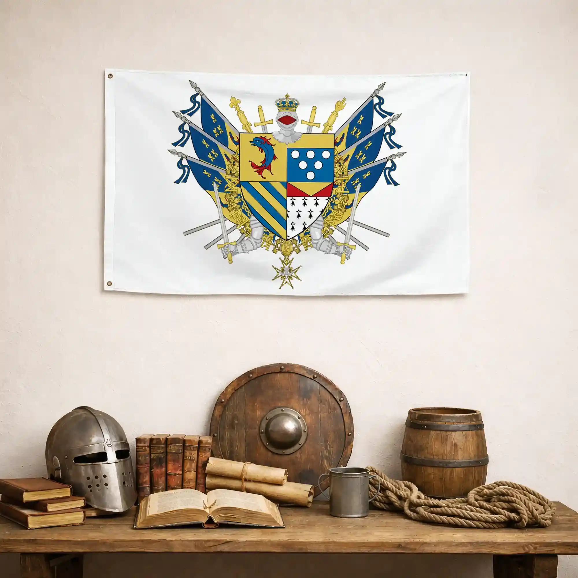 Drapeau - Blason de la Drôme (26) - Image 5