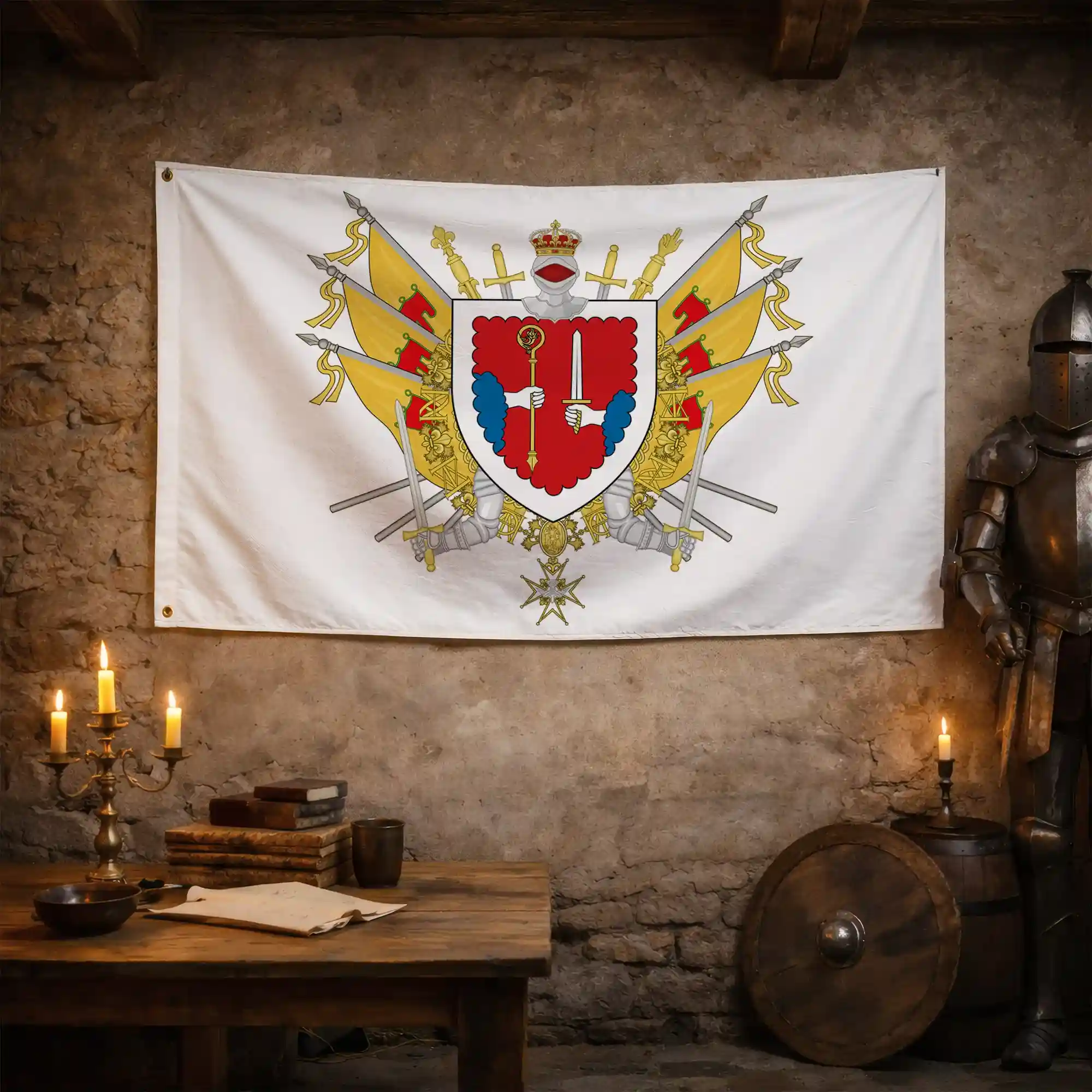 Drapeau - Blason de la Haute-Loire (43) - Image 3
