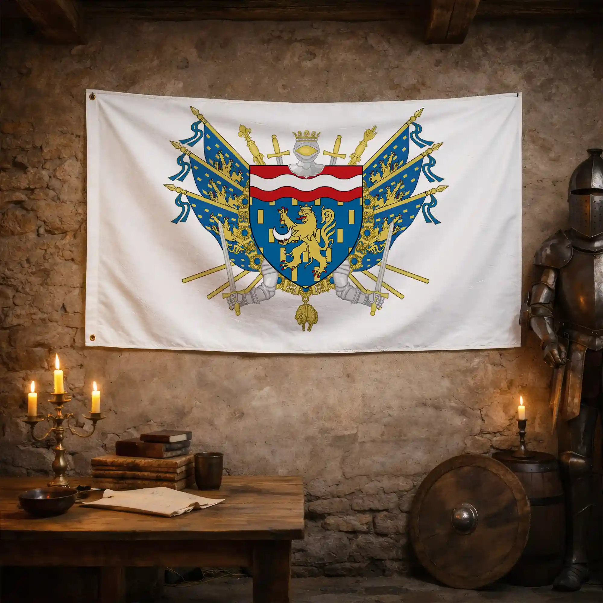 Drapeau - Blason de la Haute-Saône (70) - Image 3