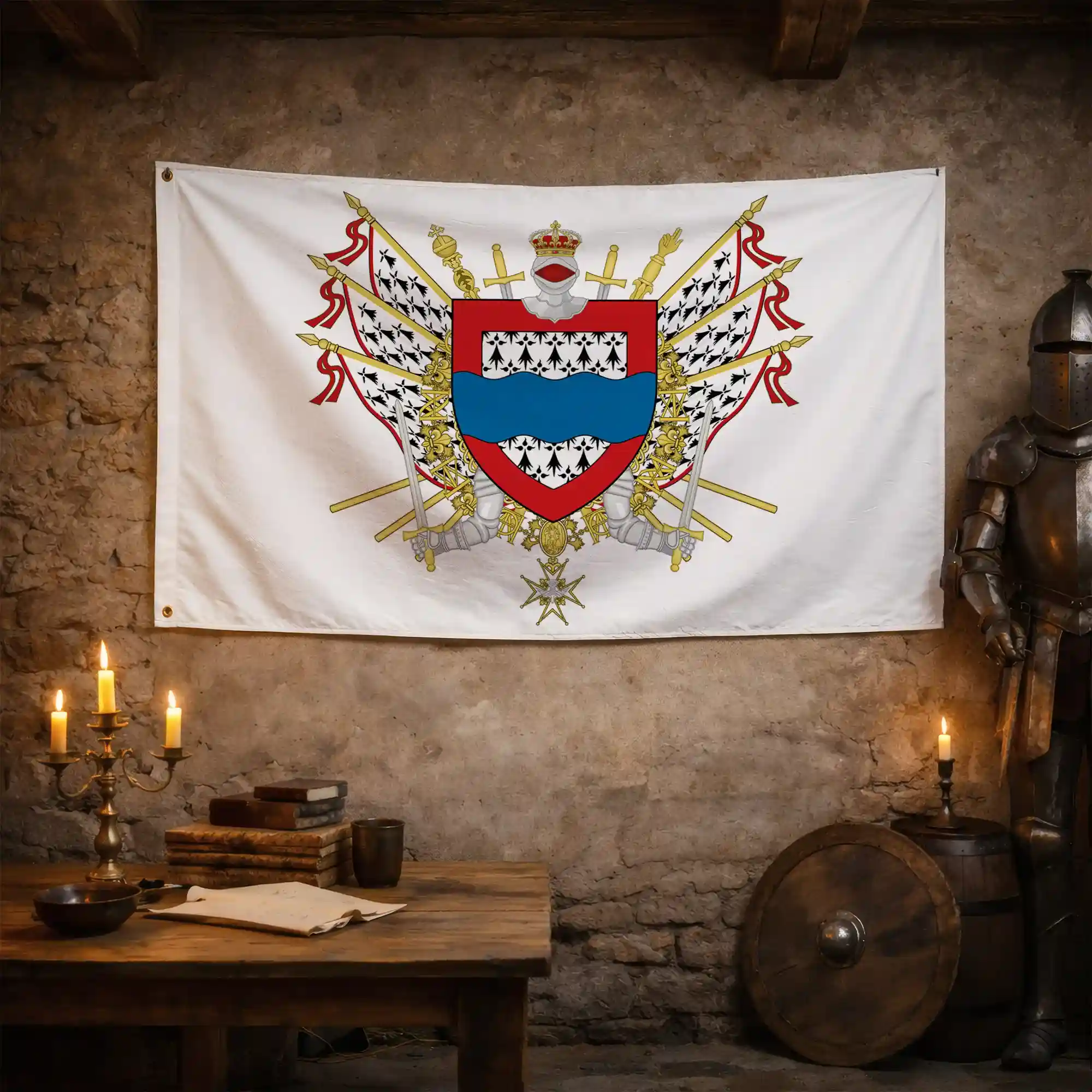 Drapeau - Blason de la Haute-Vienne (87) - Image 3