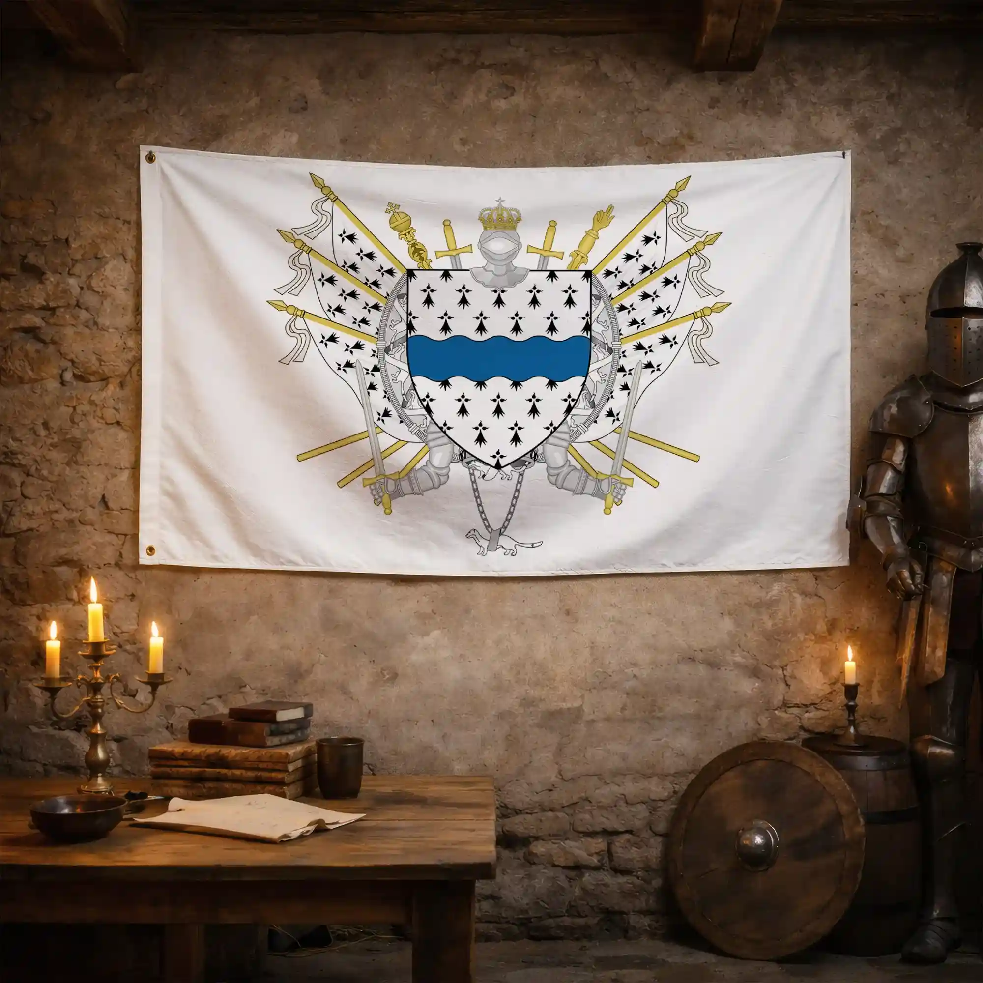 Drapeau - Blason de la Loire-Atlantique (44) - Image 3