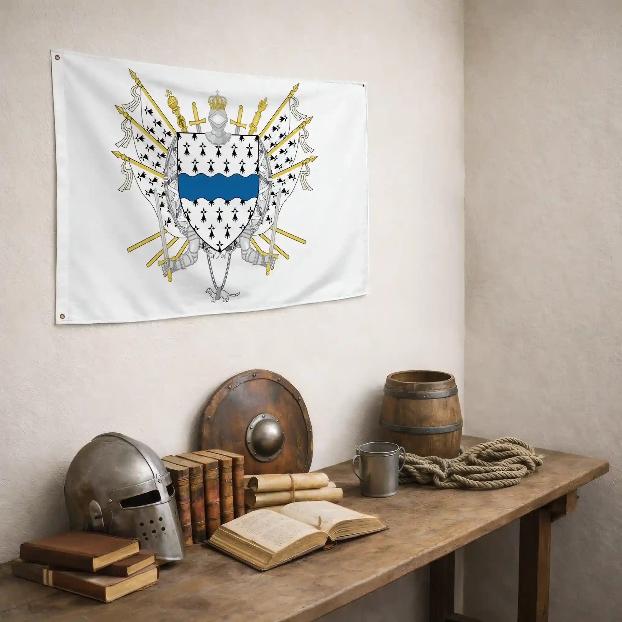 Drapeau - Blason de la Loire-Atlantique (44) - Image 6