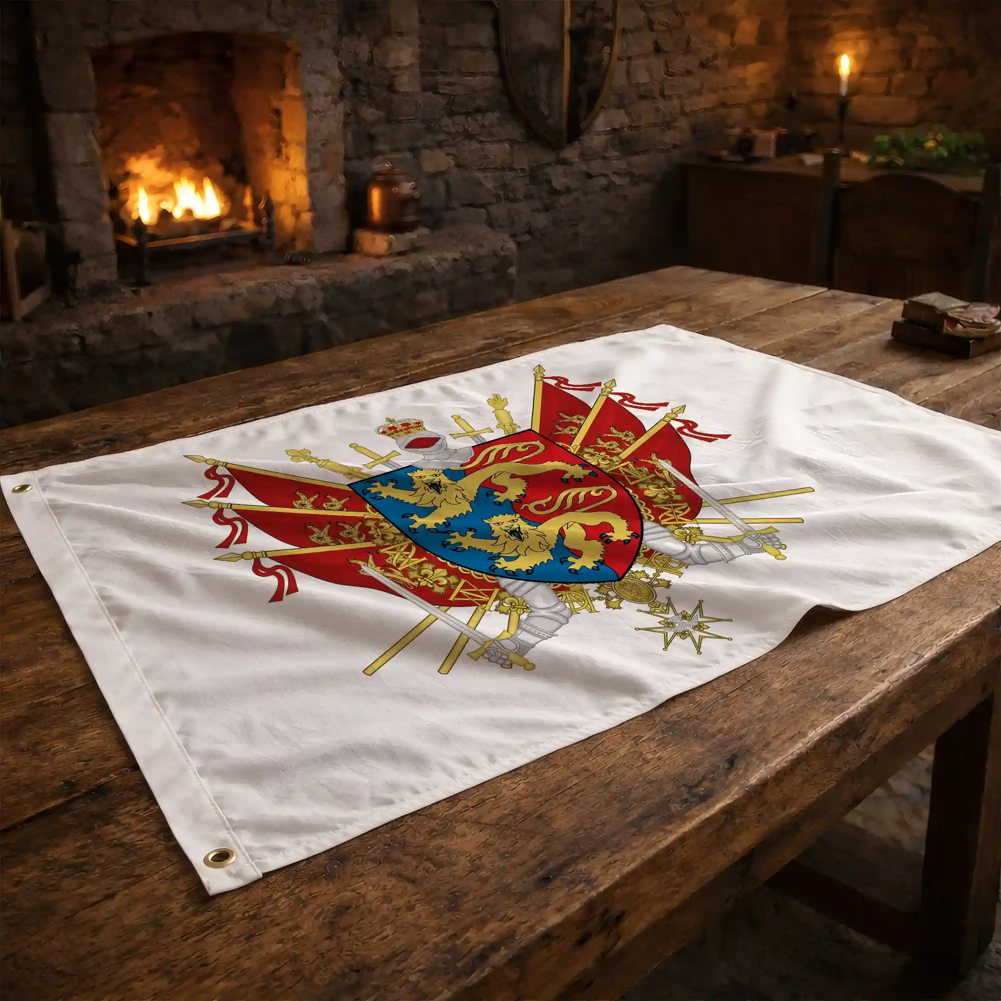 Drapeau - Blason de la Manche (50) - Image 2