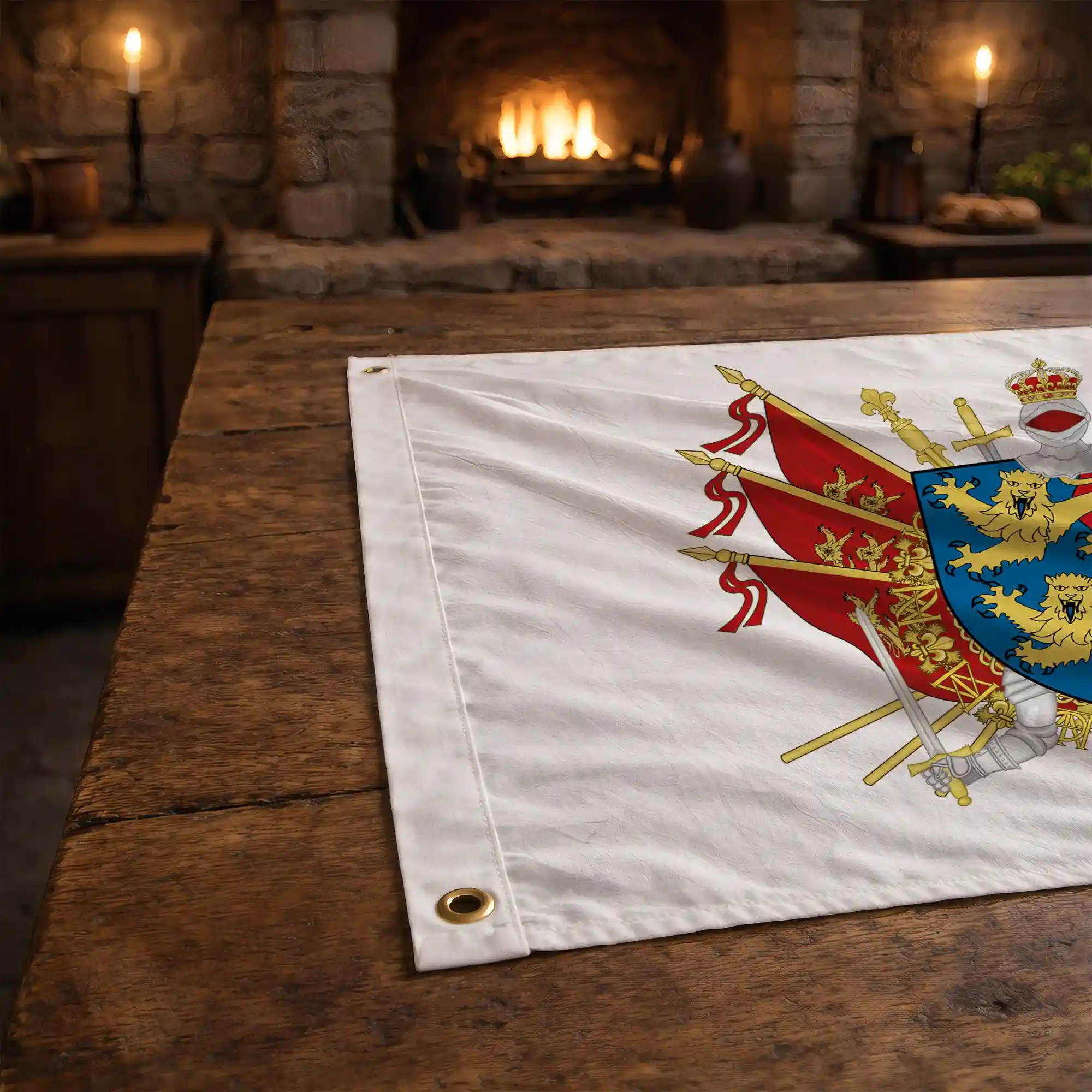 Drapeau - Blason de la Manche (50) - Image 4