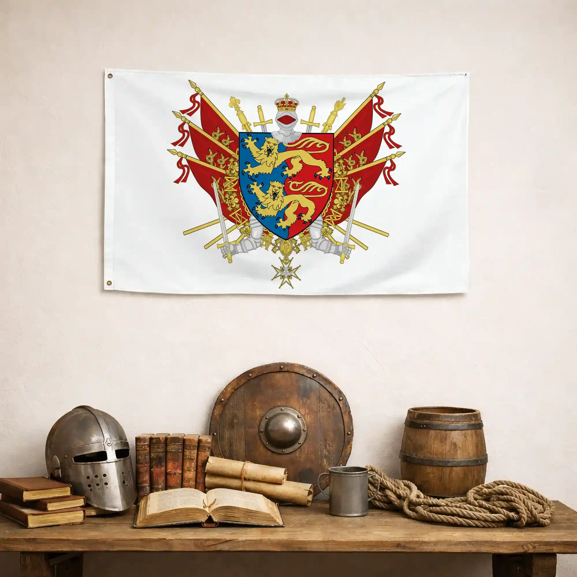 Drapeau - Blason de la Manche (50) - Image 5