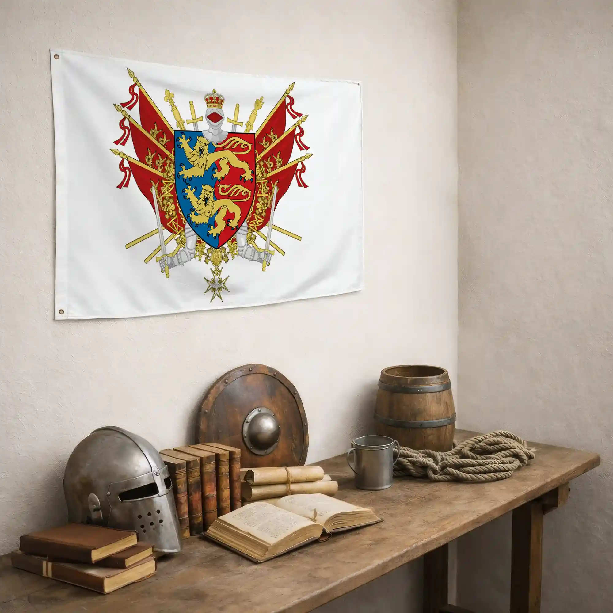 Drapeau - Blason de la Manche (50) - Image 6