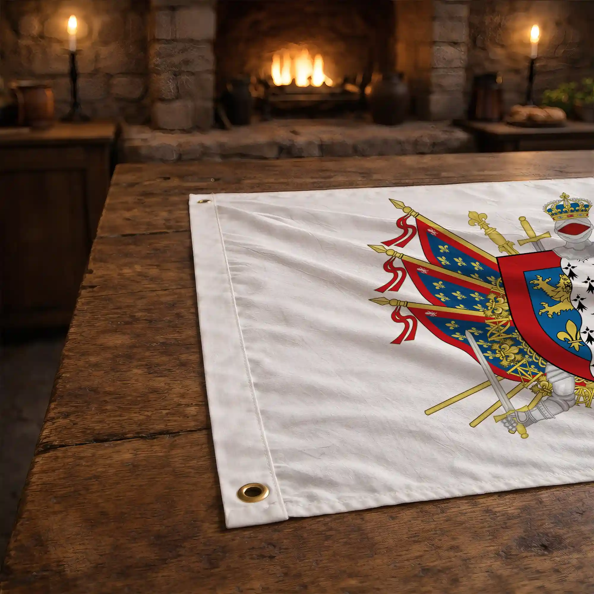 Drapeau - Blason de la Mayenne (53) - Image 4
