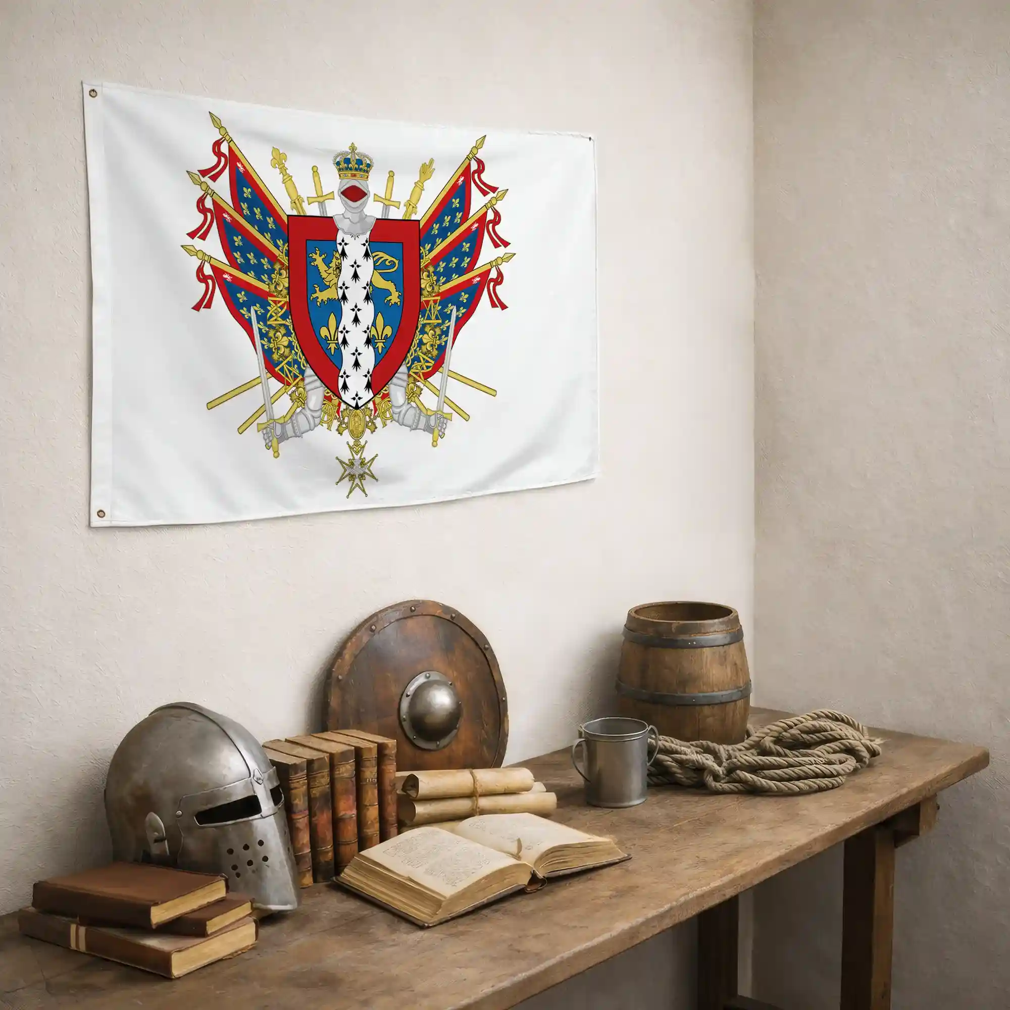 Drapeau - Blason de la Mayenne (53) - Image 6