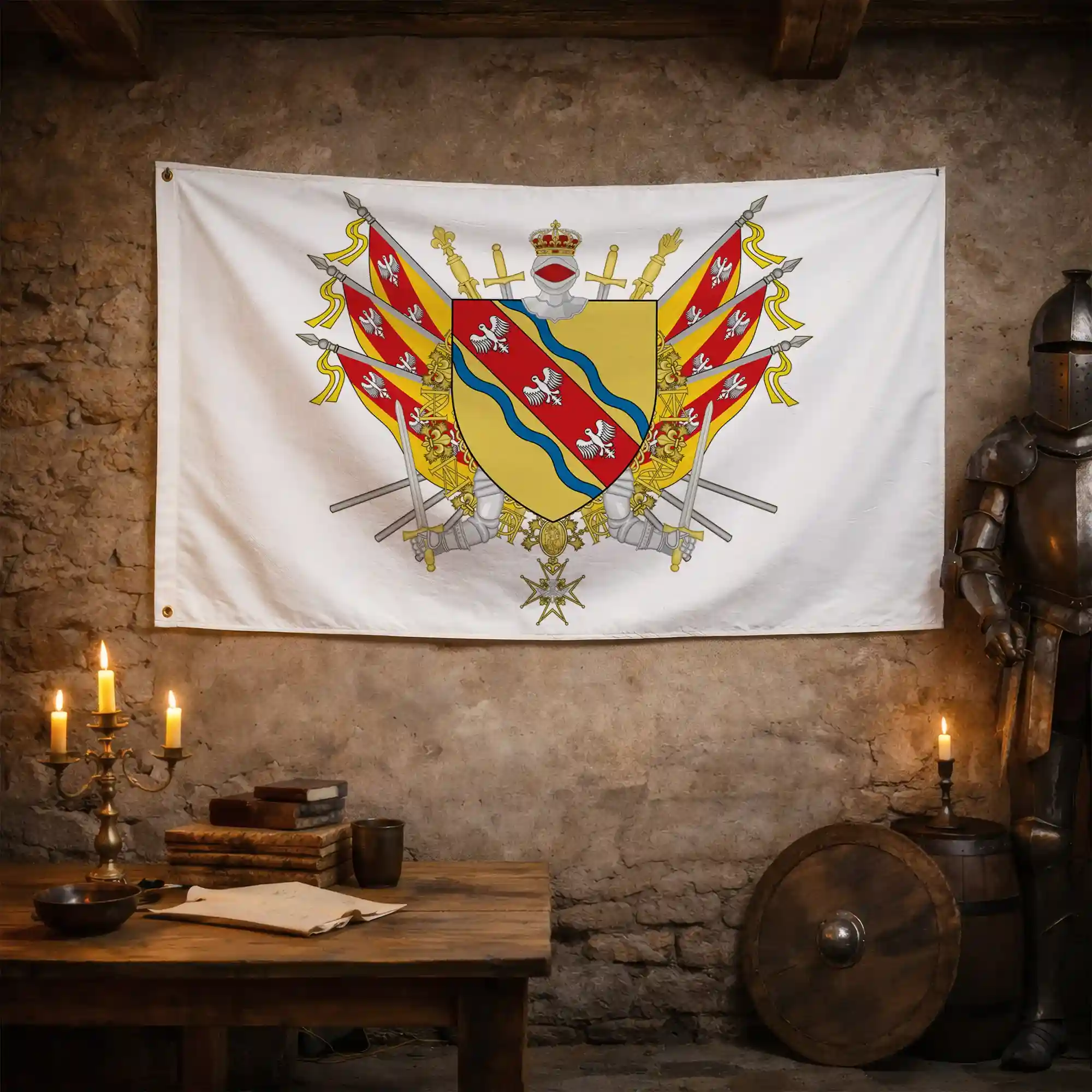 Drapeau - Blason de la Meurthe-et-Moselle (54) - Image 3