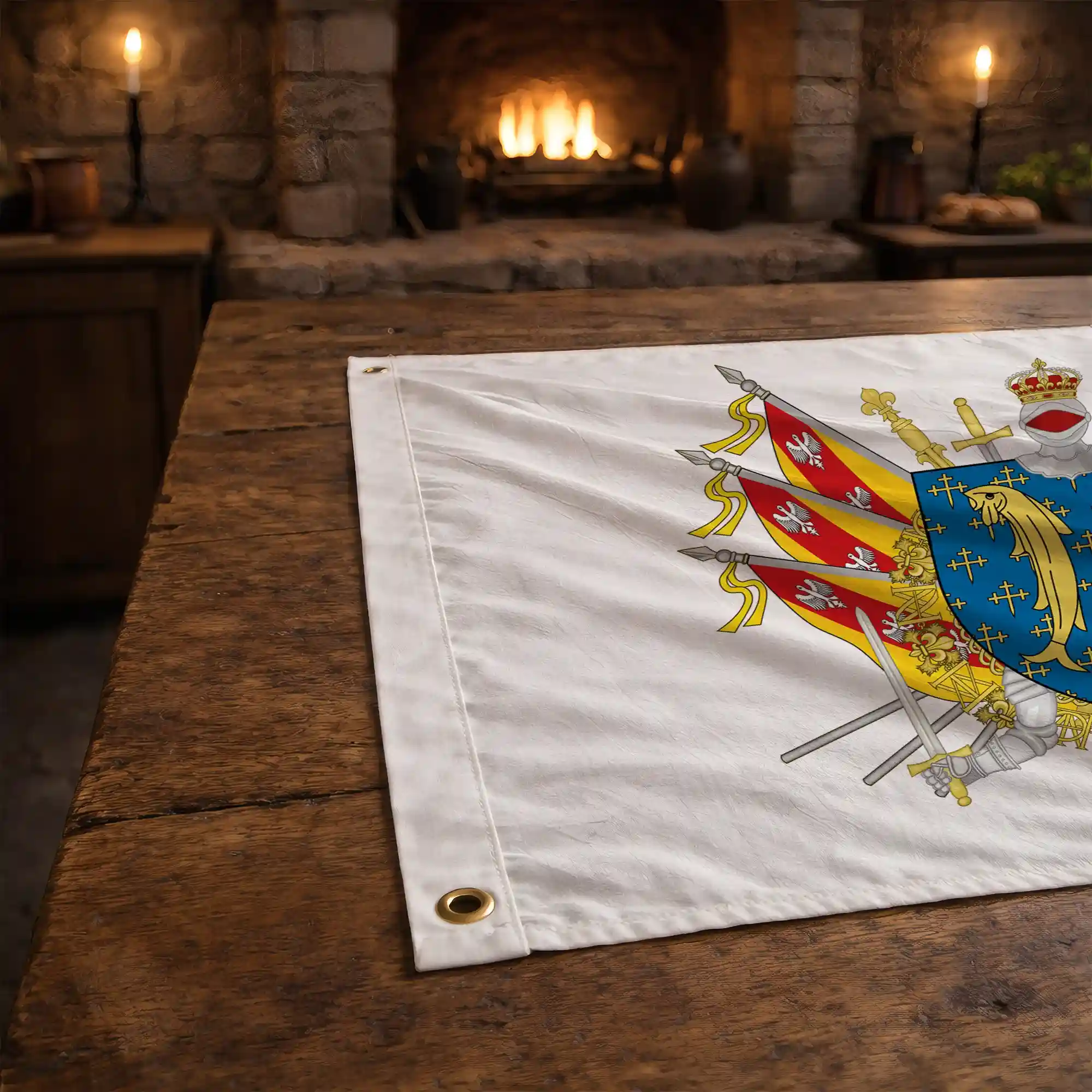 Drapeau - Blason de la Meuse (55) - Image 4
