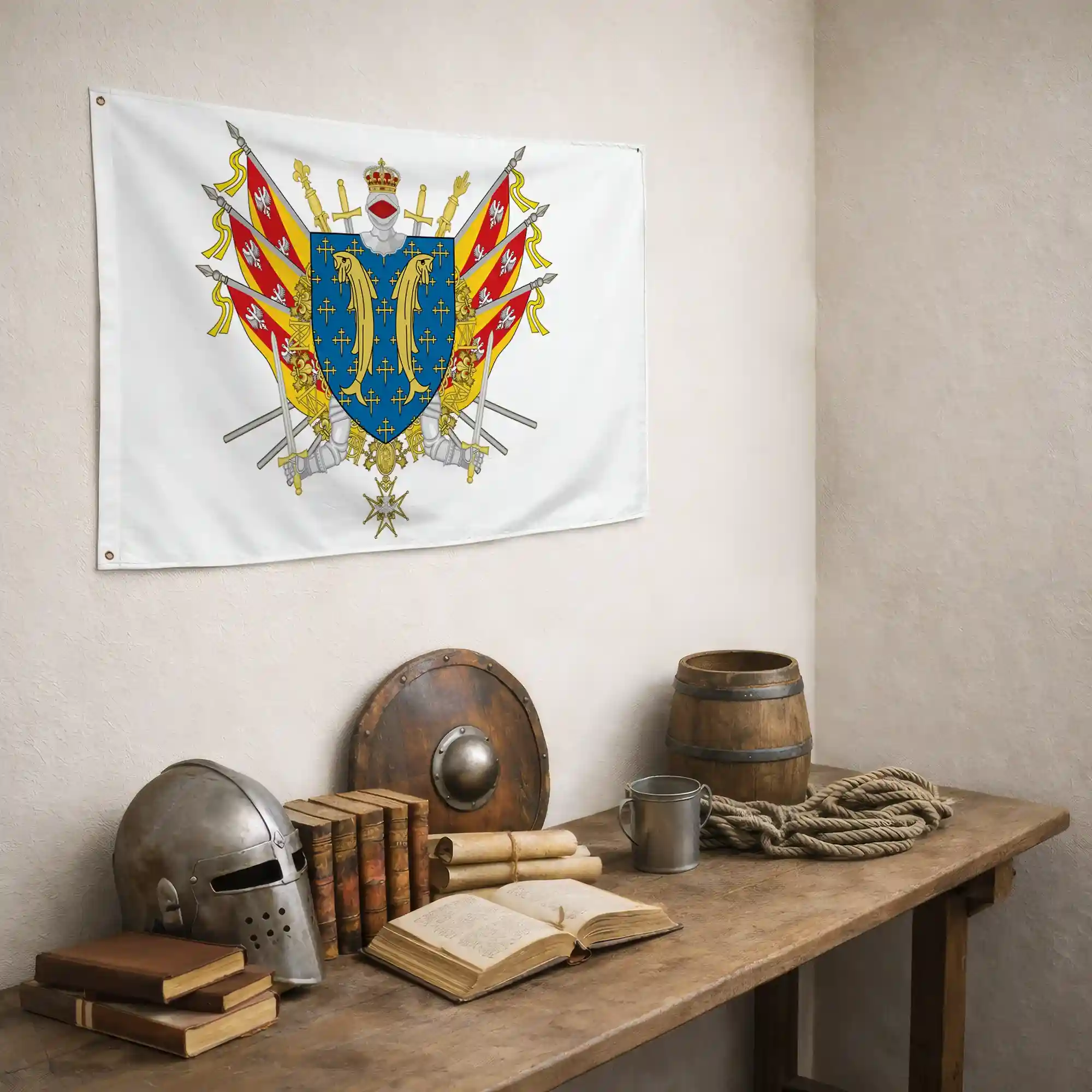 Drapeau - Blason de la Meuse (55) - Image 6
