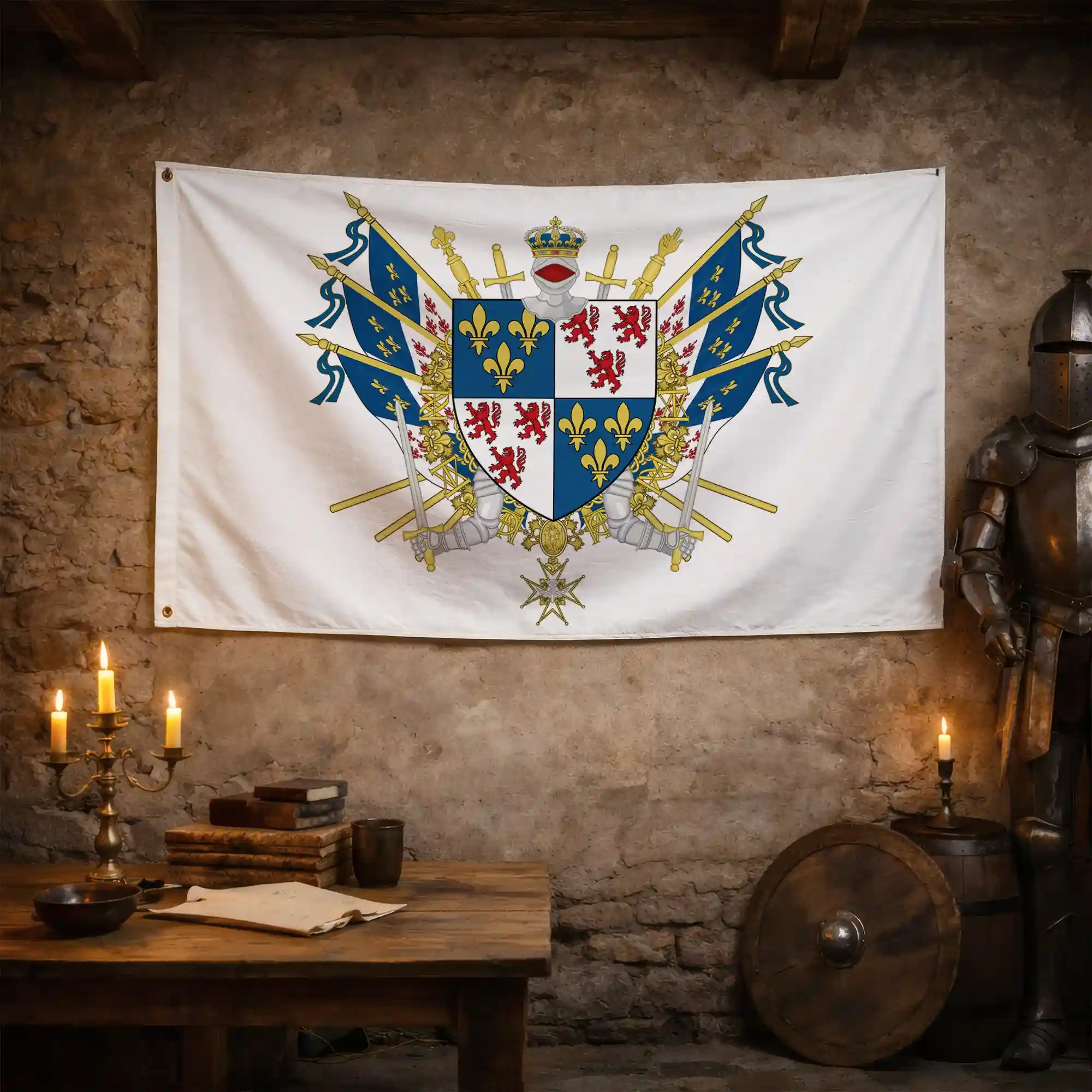 Drapeau - Blason de la Picardie - Image 3