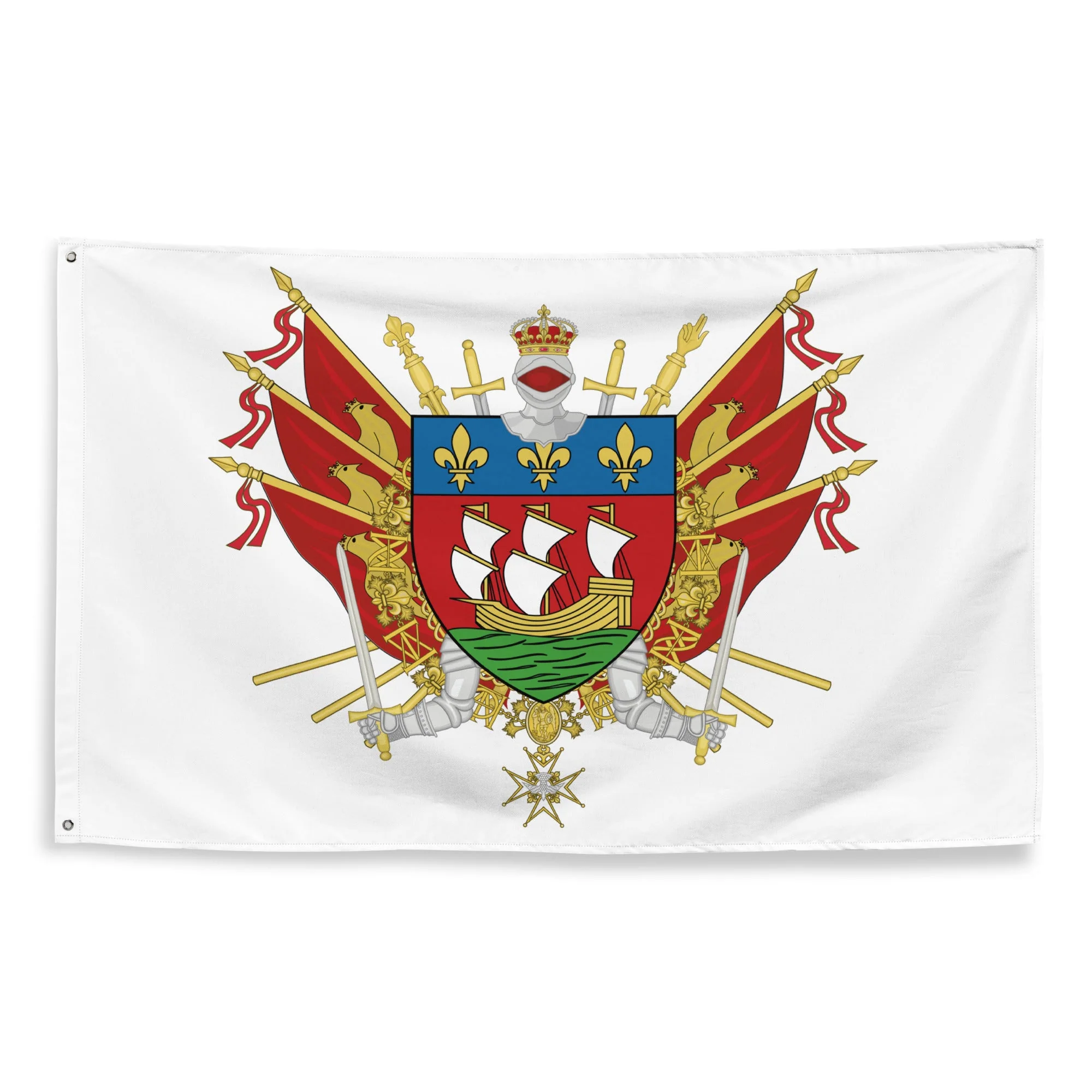Drapeau - Blason de La Rochelle