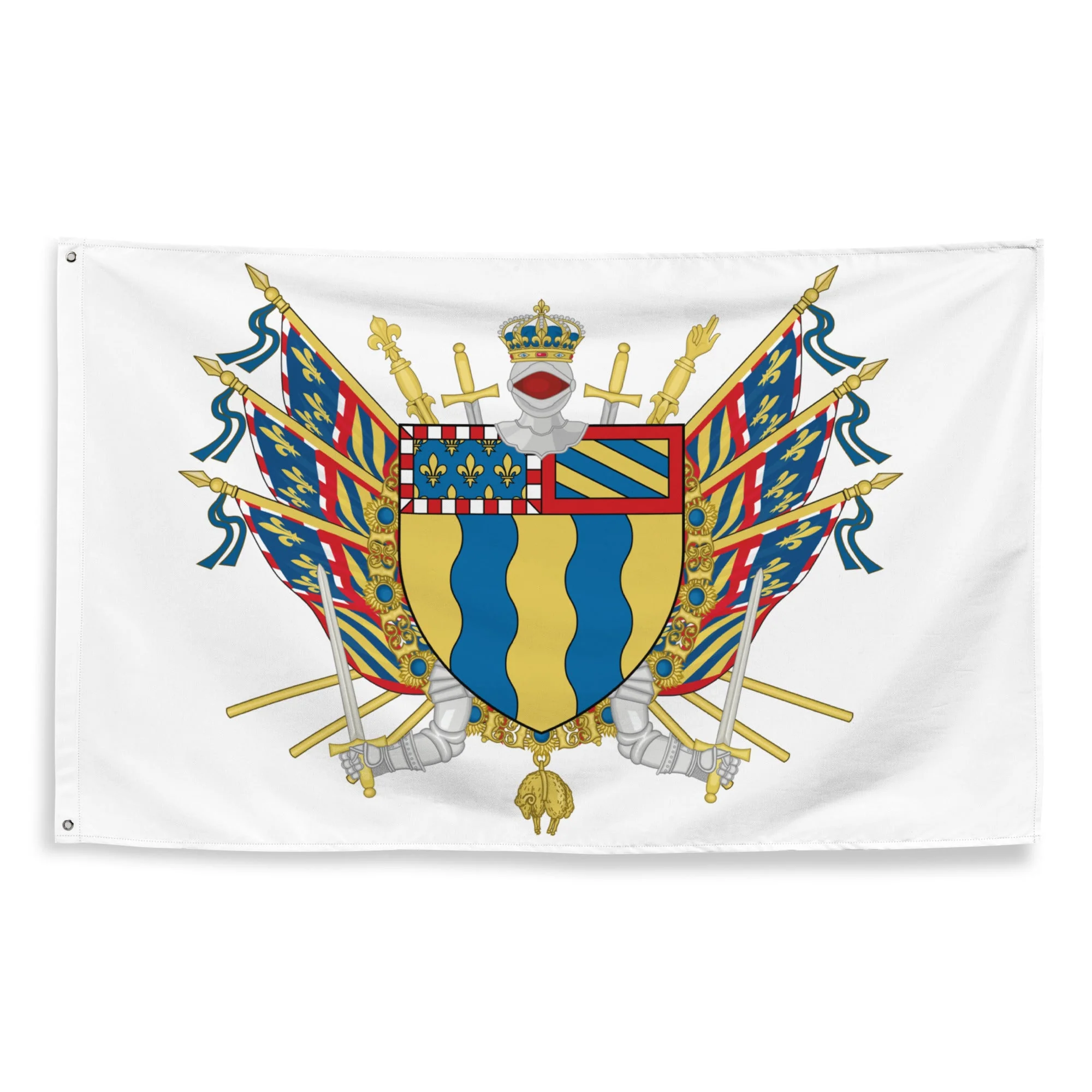 Drapeau - Blason de la Saône-et-Loire (71)