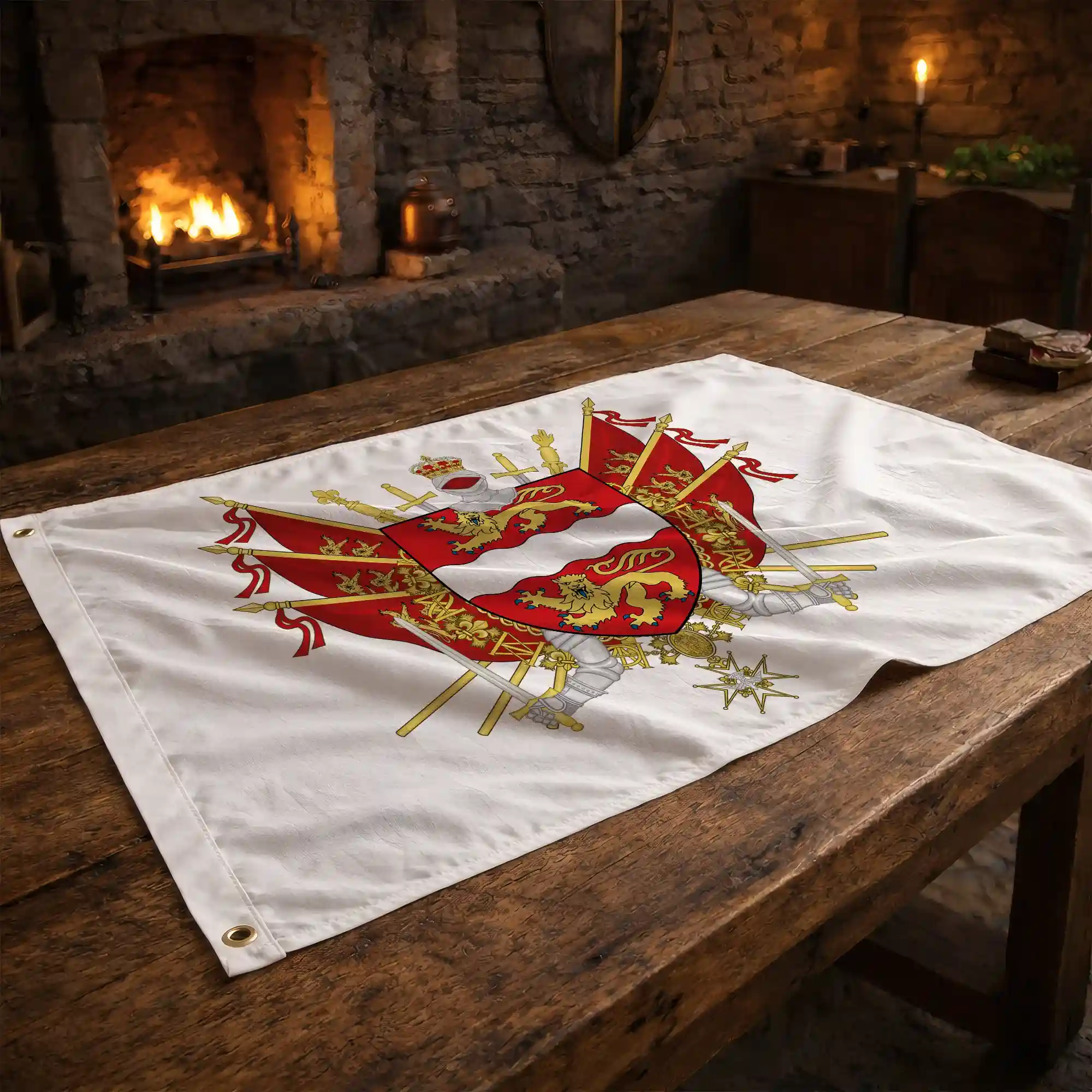 Drapeau - Blason de la Seine-Maritime (76) - Image 2