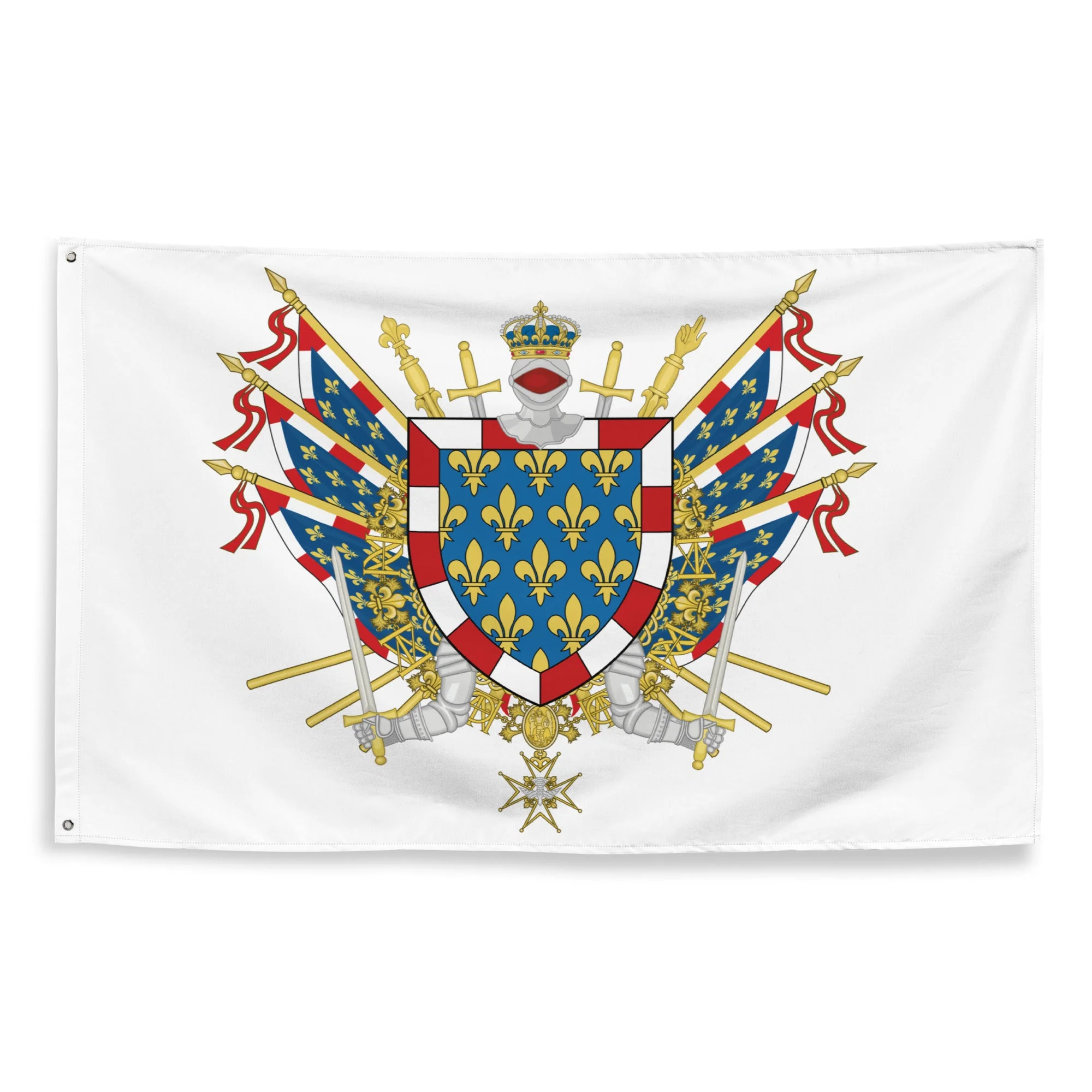 Drapeau - Blason de la Touraine