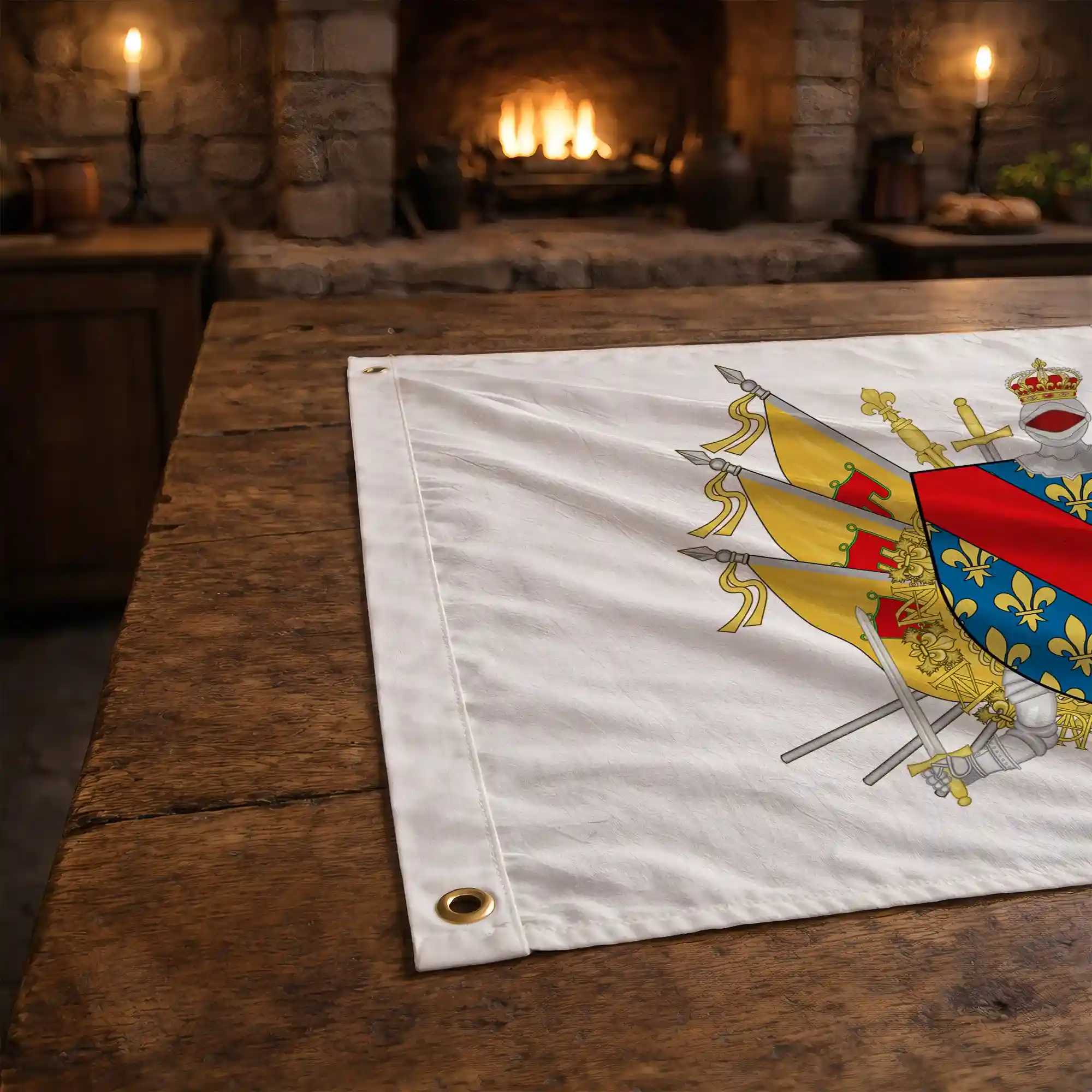 Drapeau - Blason de l'Allier (03) - Image 4