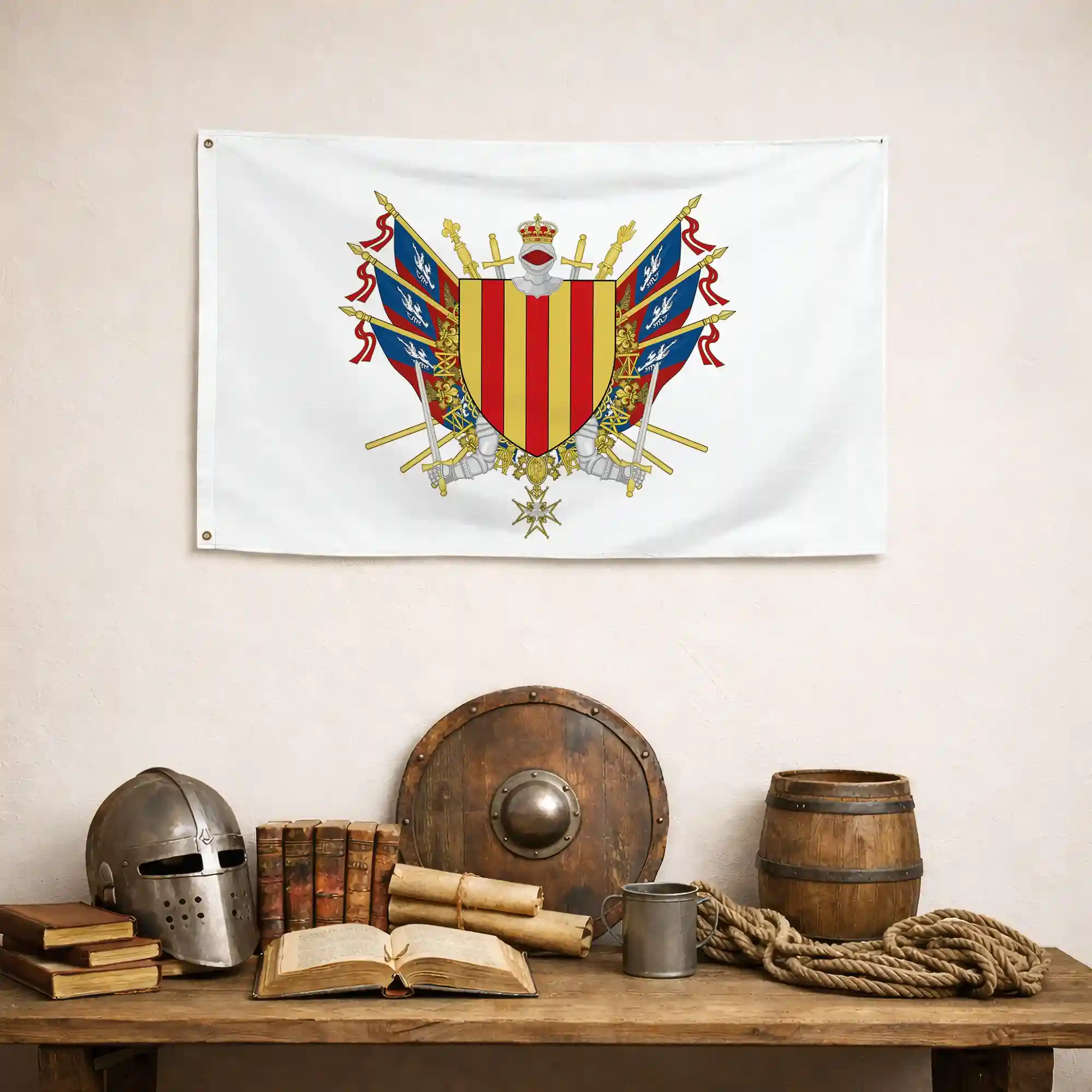 Drapeau - Blason de Langon - Image 4
