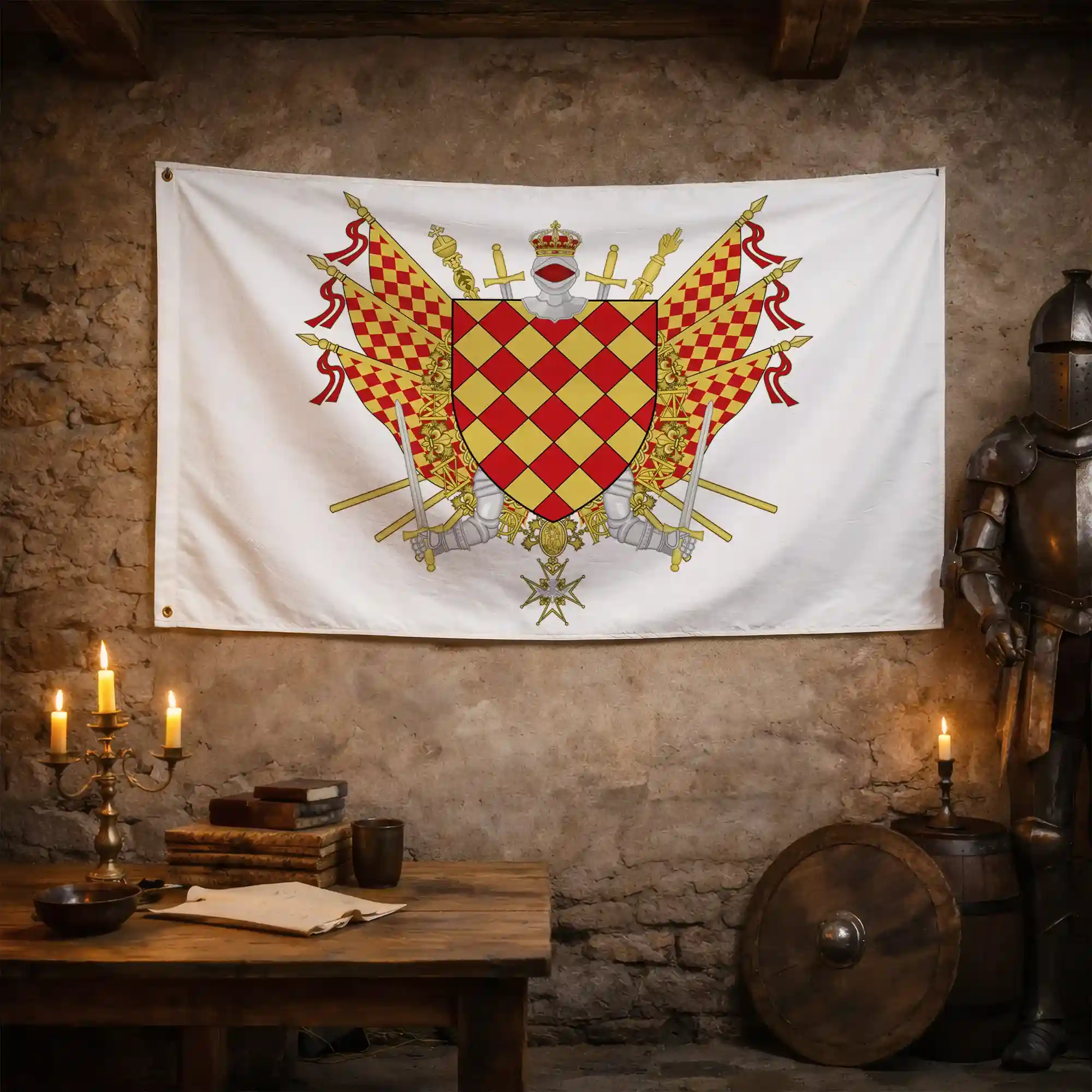 Drapeau - Blason de l'Angoumois - Image 3