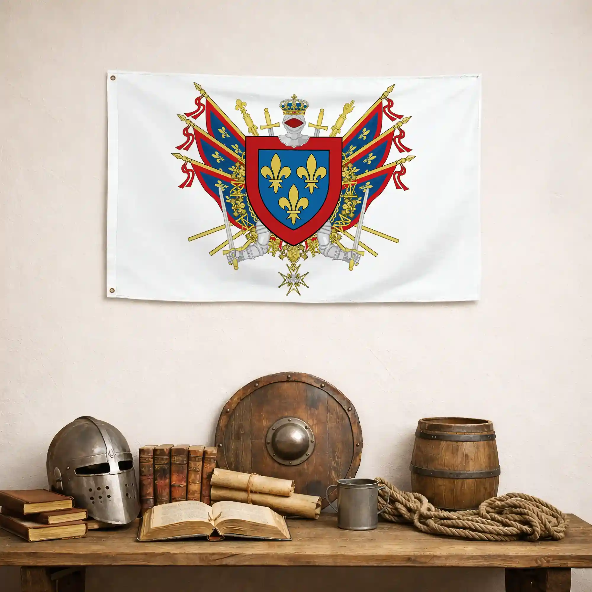 Drapeau - Blason de l'Anjou - Image 5