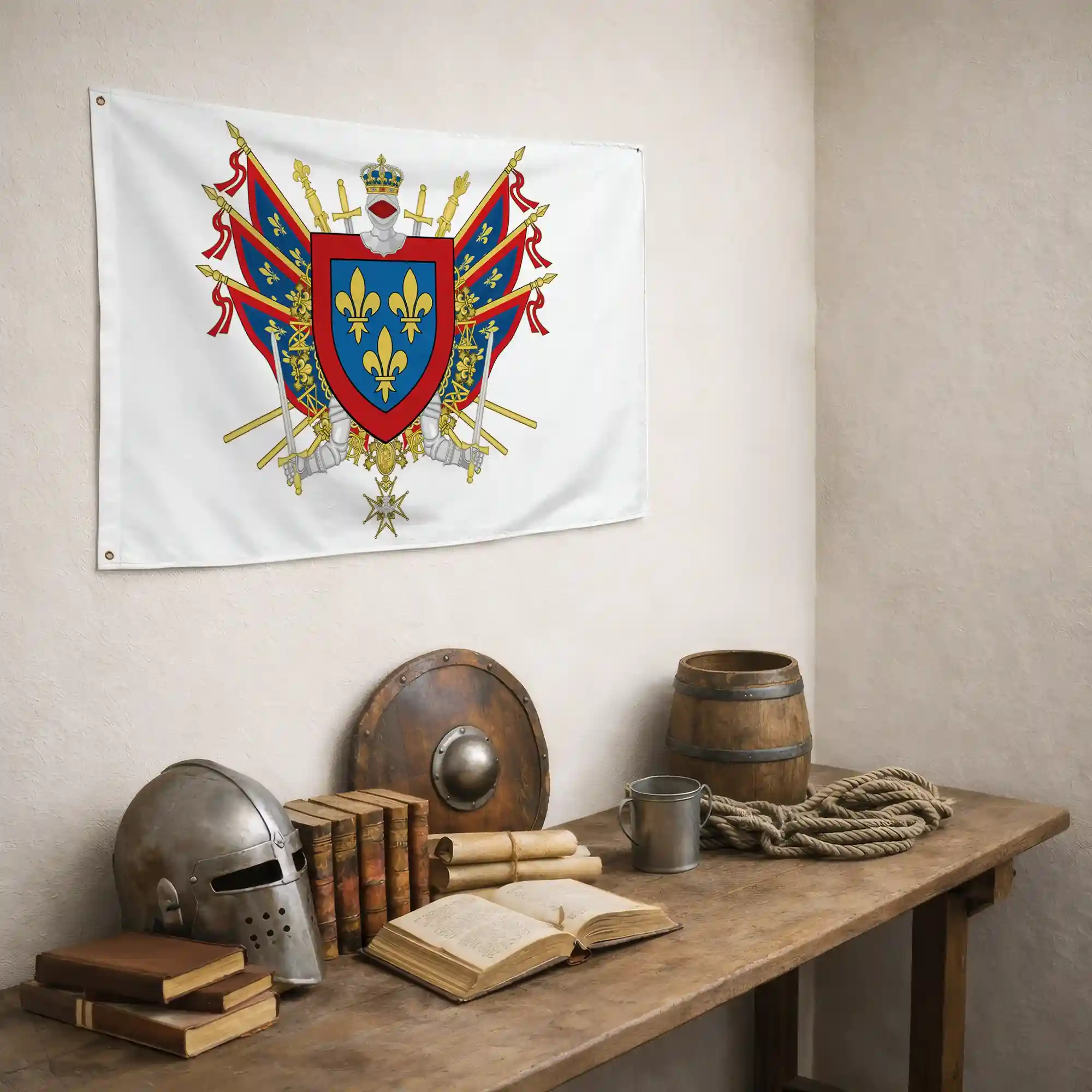 Drapeau - Blason de l'Anjou - Image 6