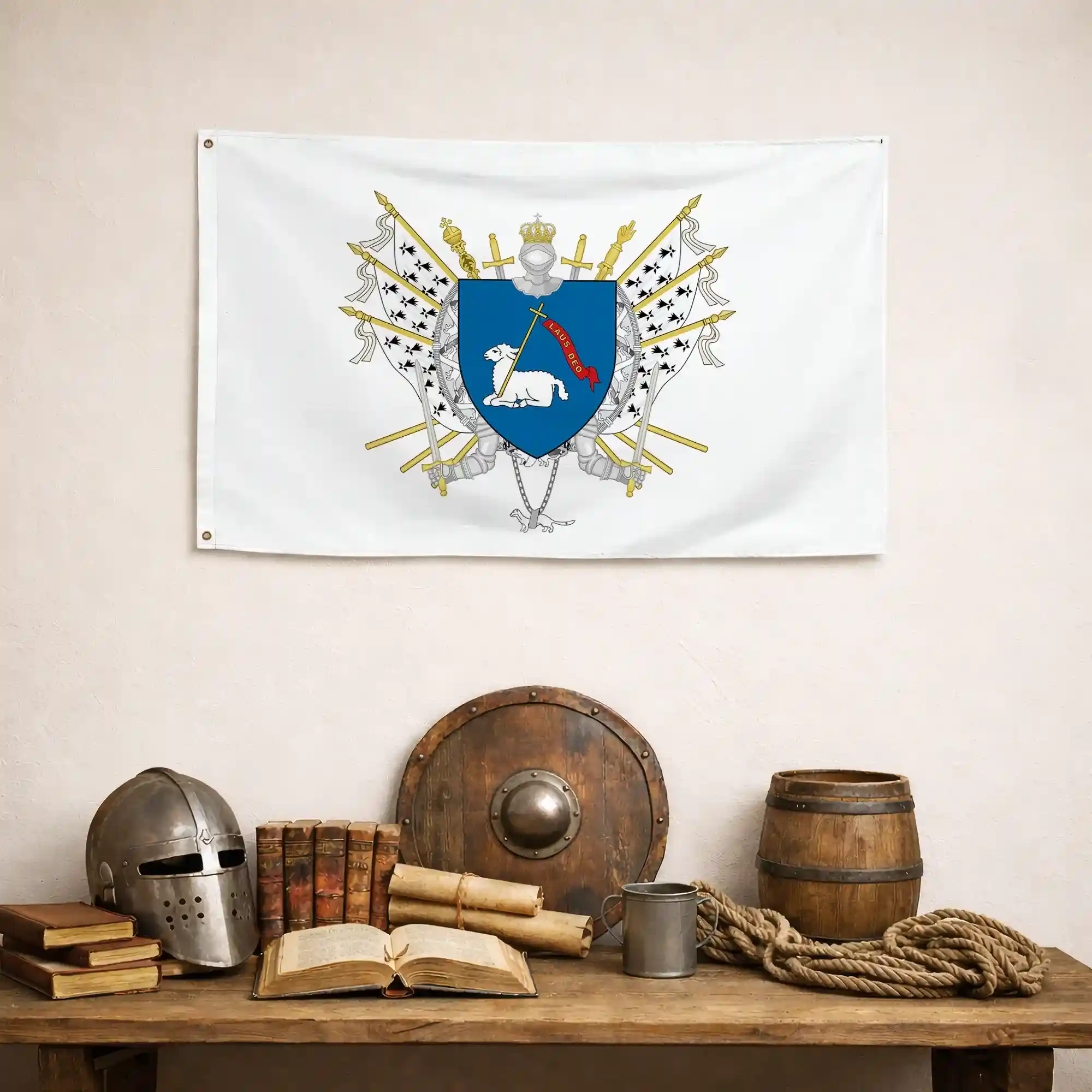 Drapeau - Blason de Lannion - Image 4