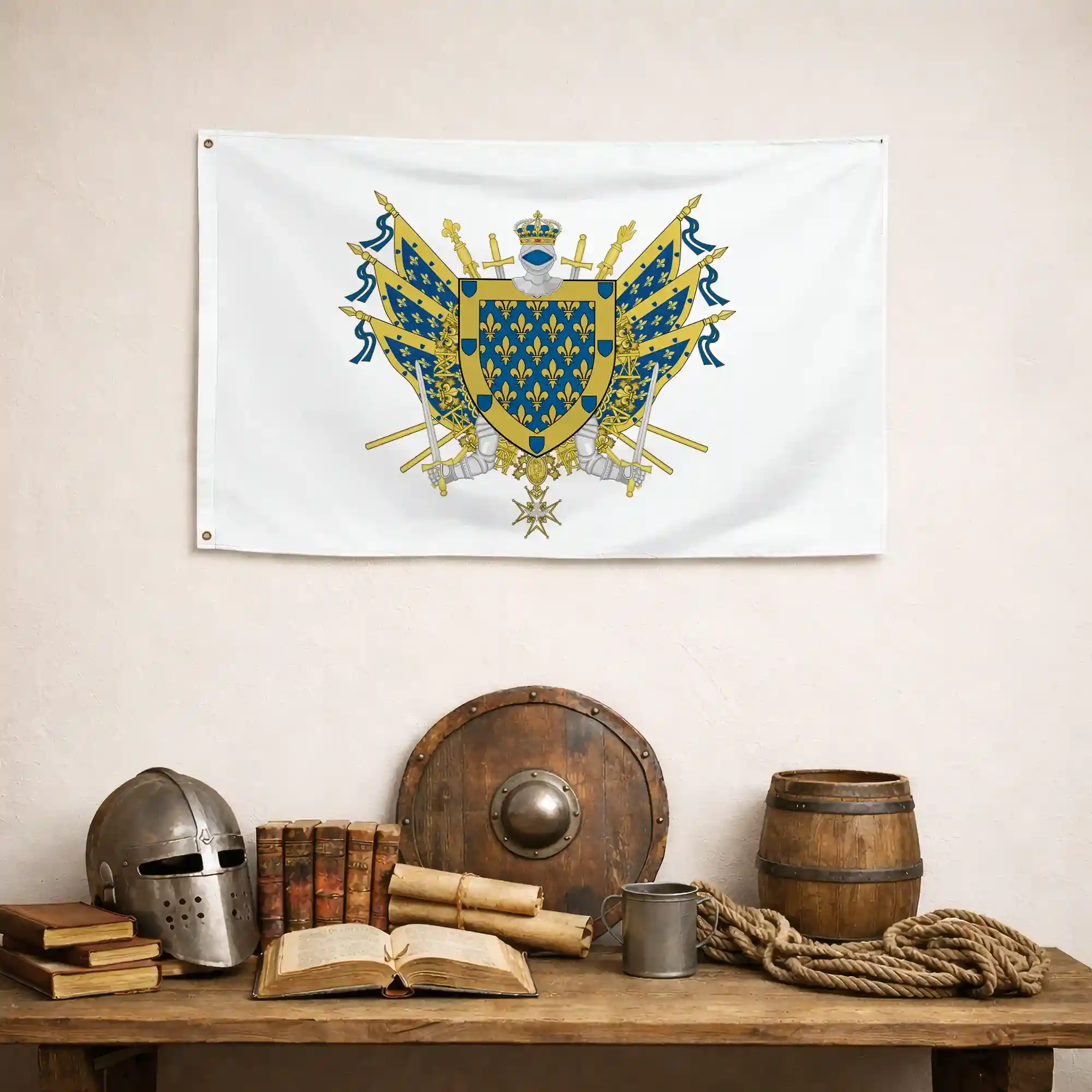 Drapeau - Blason de l'Ardèche (07) - Image 4