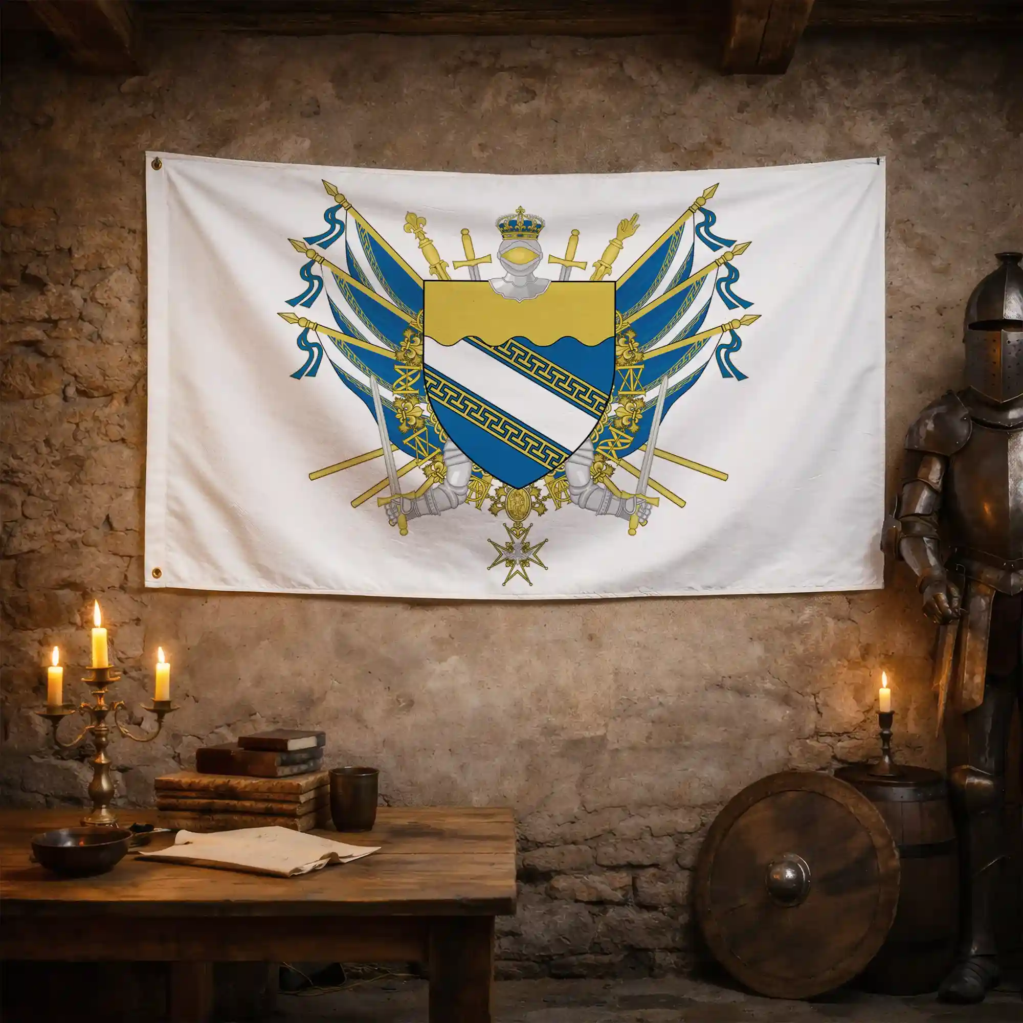 Drapeau - Blason de l'Aube (10) - Image 3
