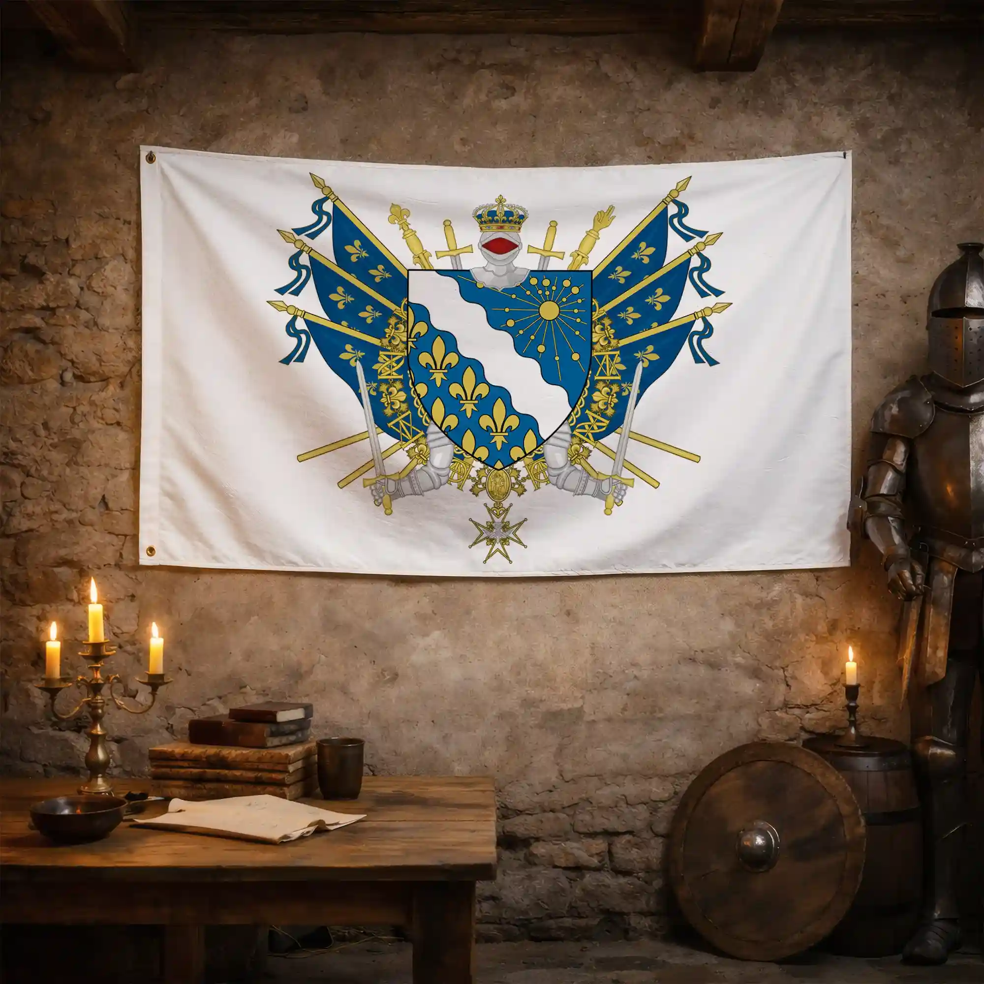 Drapeau - Blason de l'Essonne (91) - Image 3