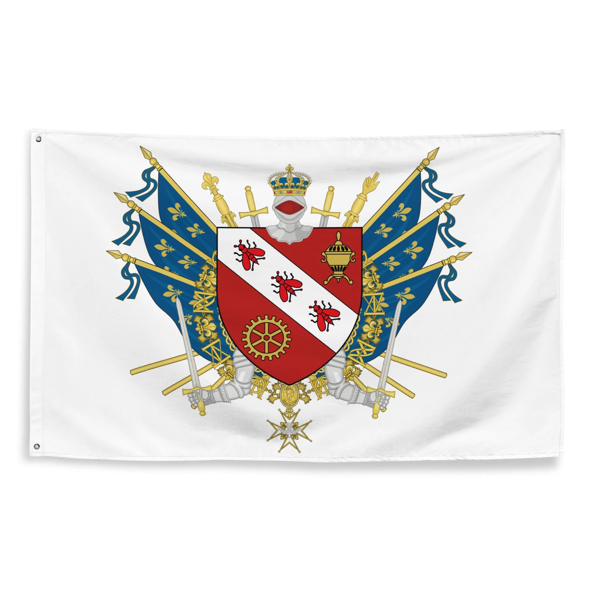 Drapeau - Blason de Levallois-Perret