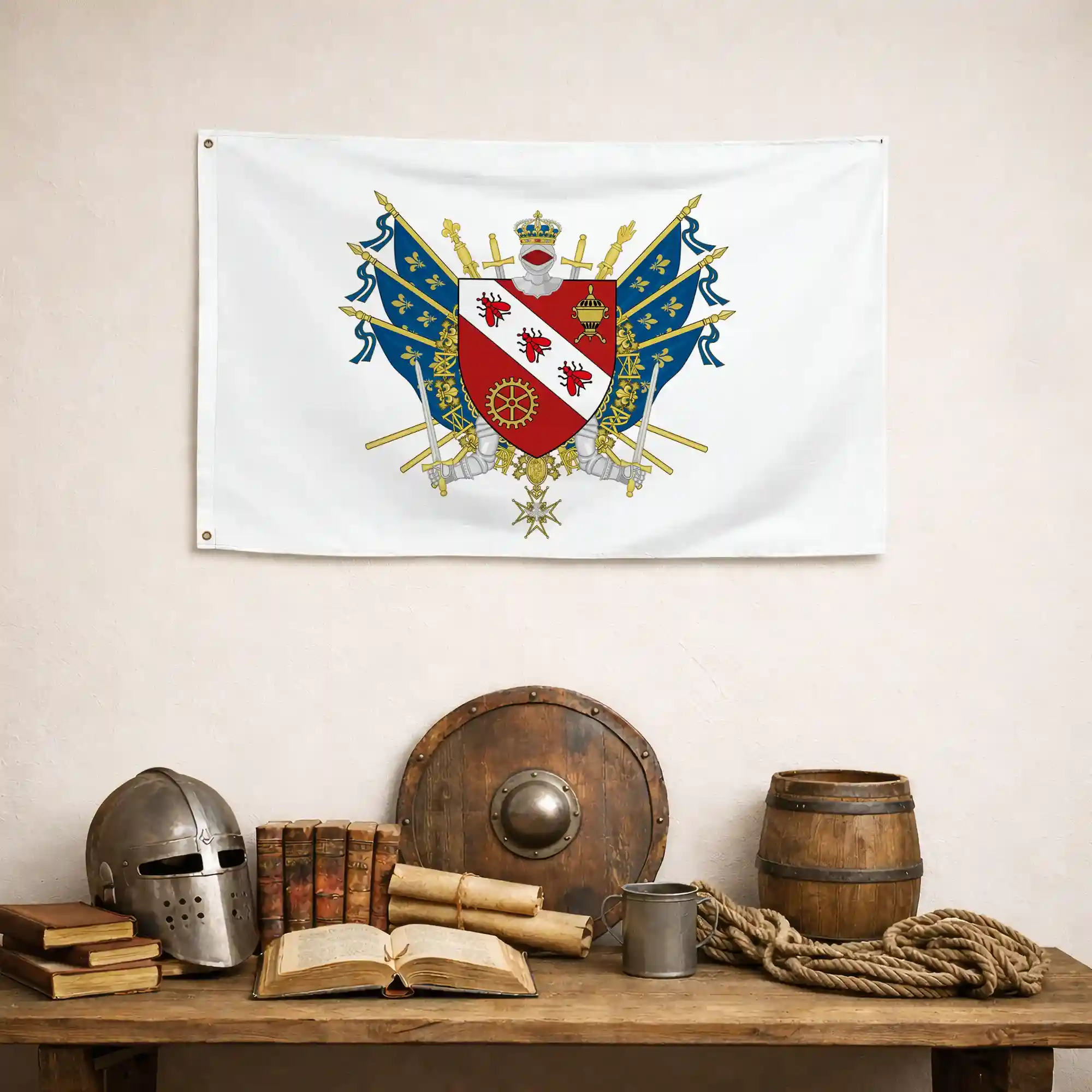 Drapeau - Blason de Levallois-Perret - Image 4
