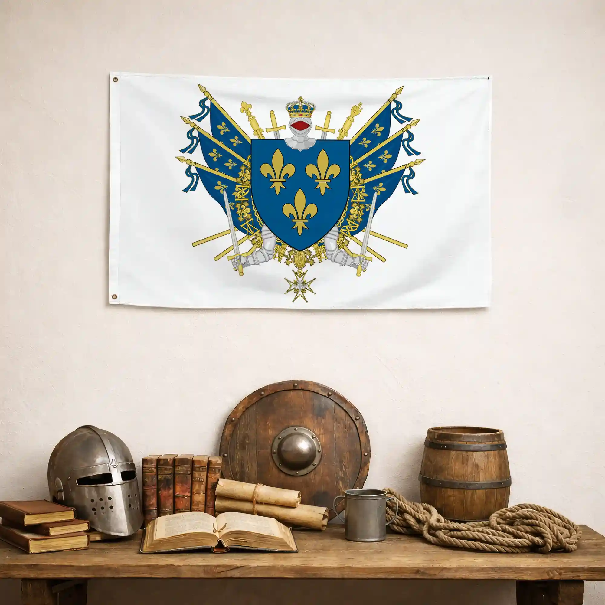 Drapeau - Blason de l'Île-de-France - Image 5