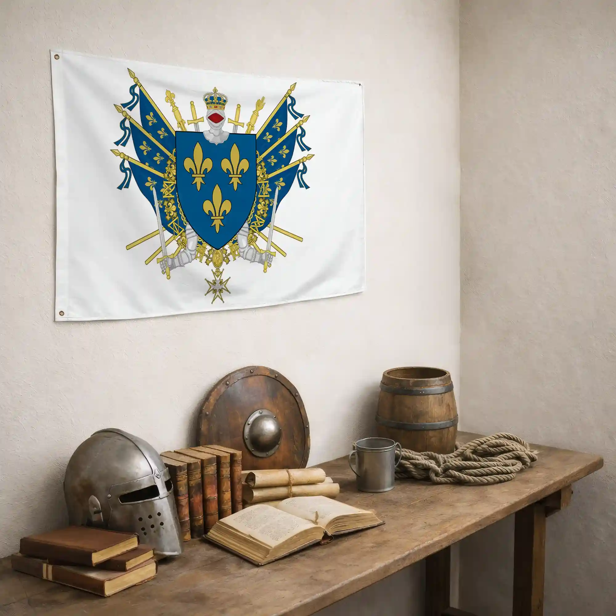 Drapeau - Blason de l'Île-de-France - Image 6