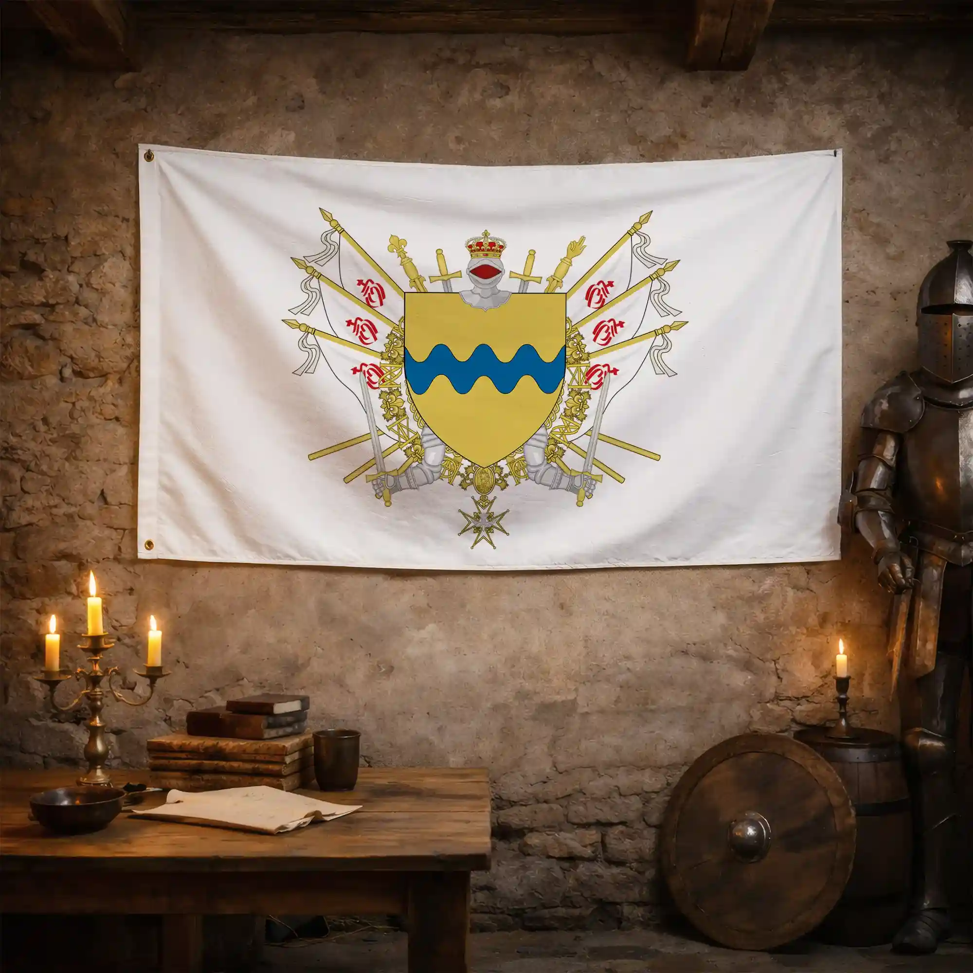 Drapeau - Blason de l'Île d'Yeu - Image 3