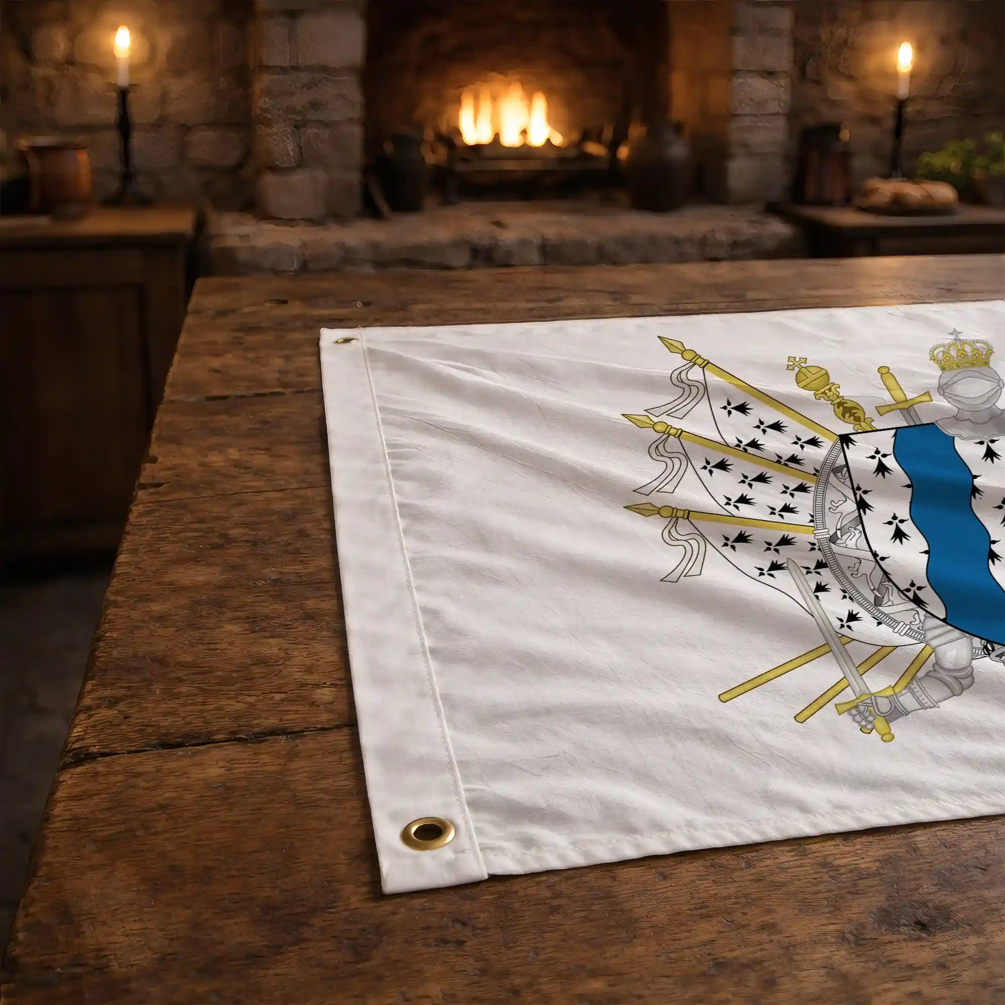 Drapeau - Blason de l'Ille-et-Vilaine (35) - Image 4