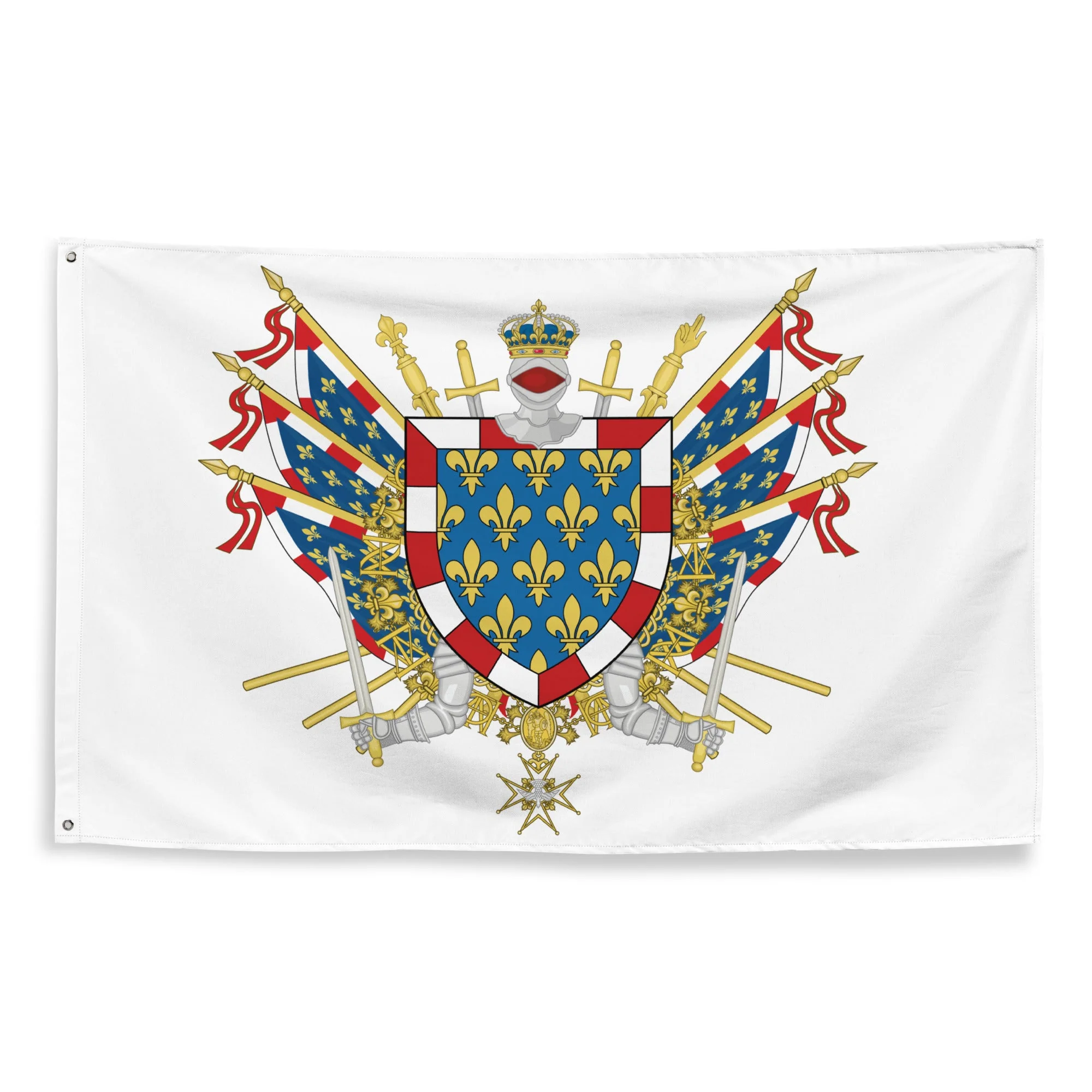 Drapeau - Blason de l'Indre-et-Loire (37)