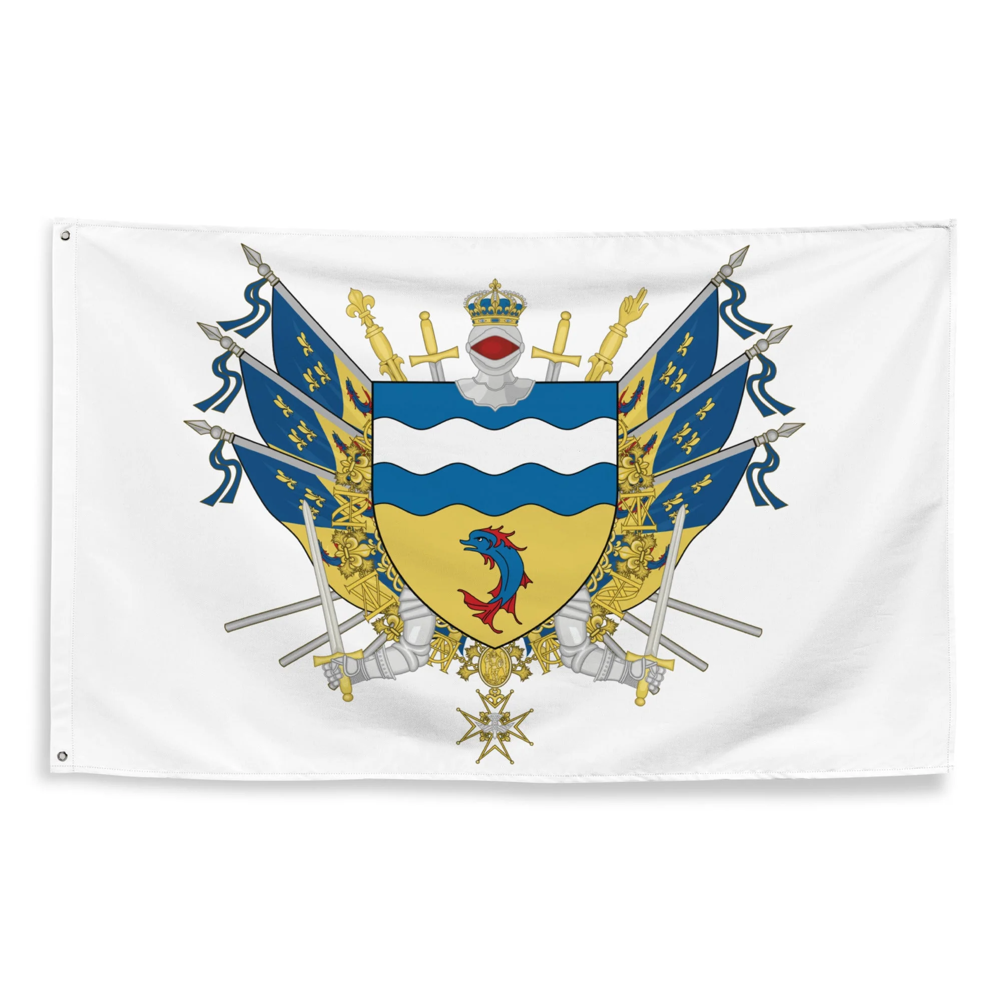 Drapeau - Blason de l'Isère (38)