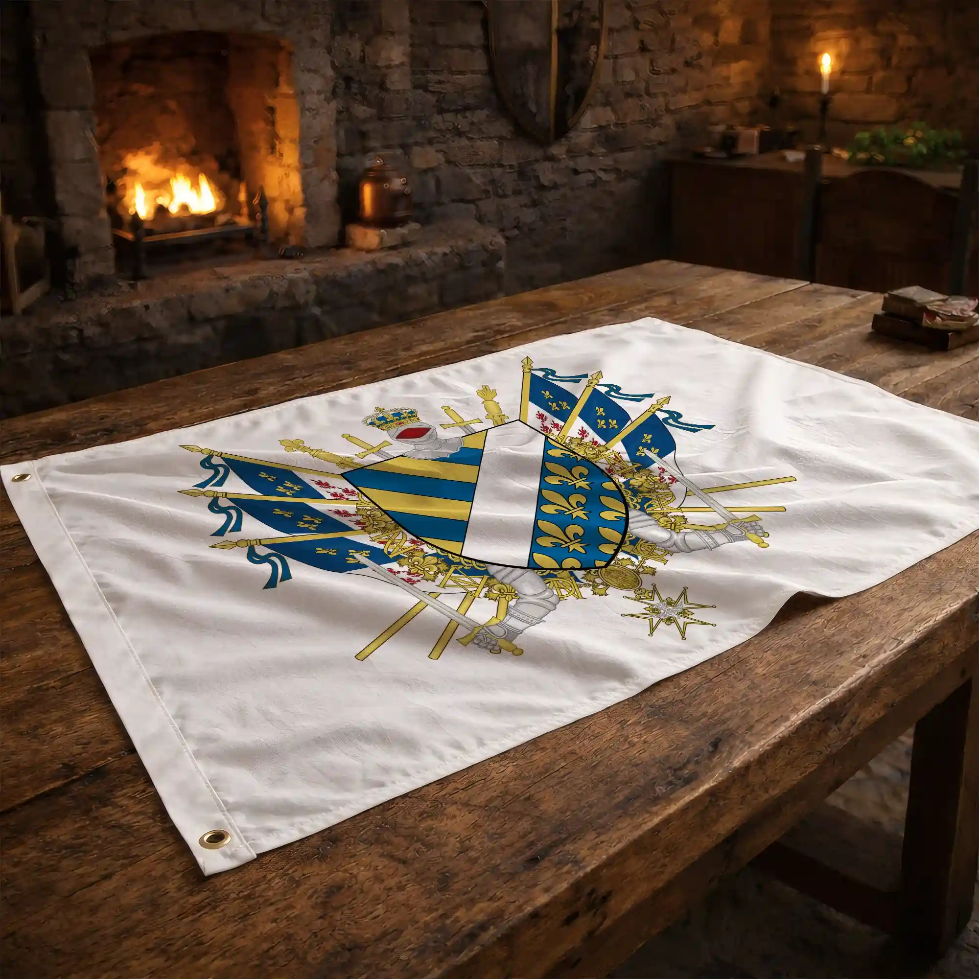 Drapeau - Blason de l'Oise (60) - Image 2