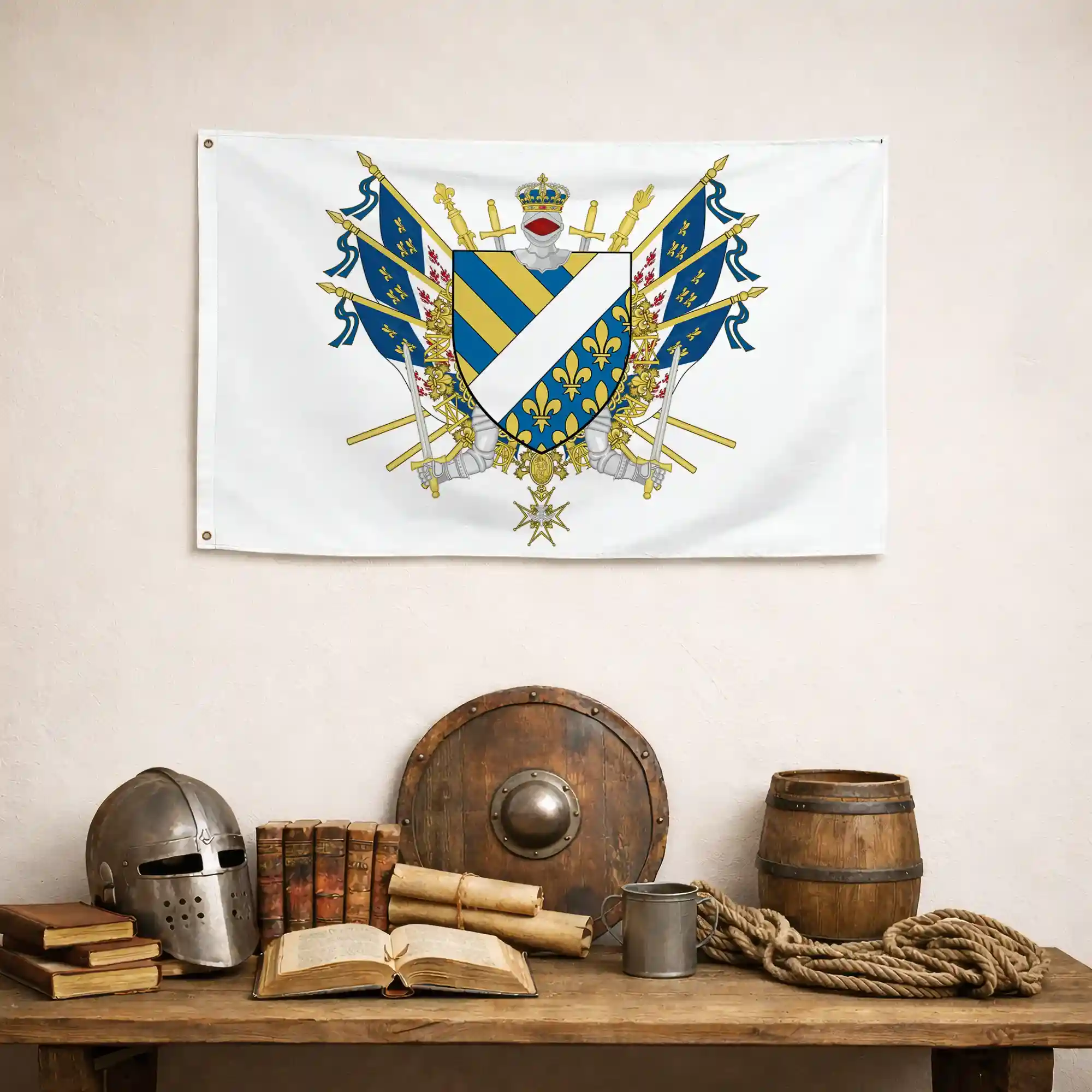 Drapeau - Blason de l'Oise (60) - Image 5
