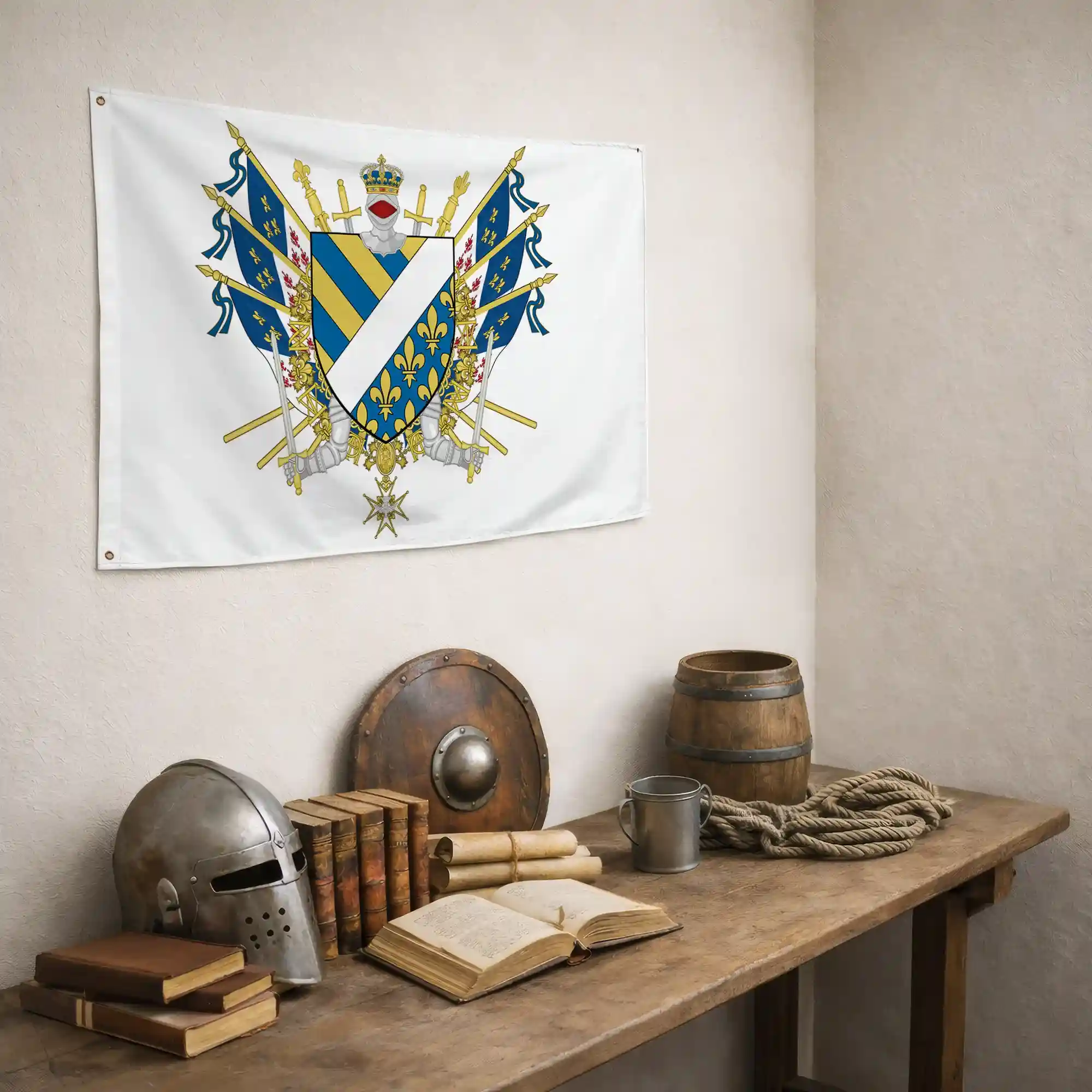 Drapeau - Blason de l'Oise (60) - Image 6