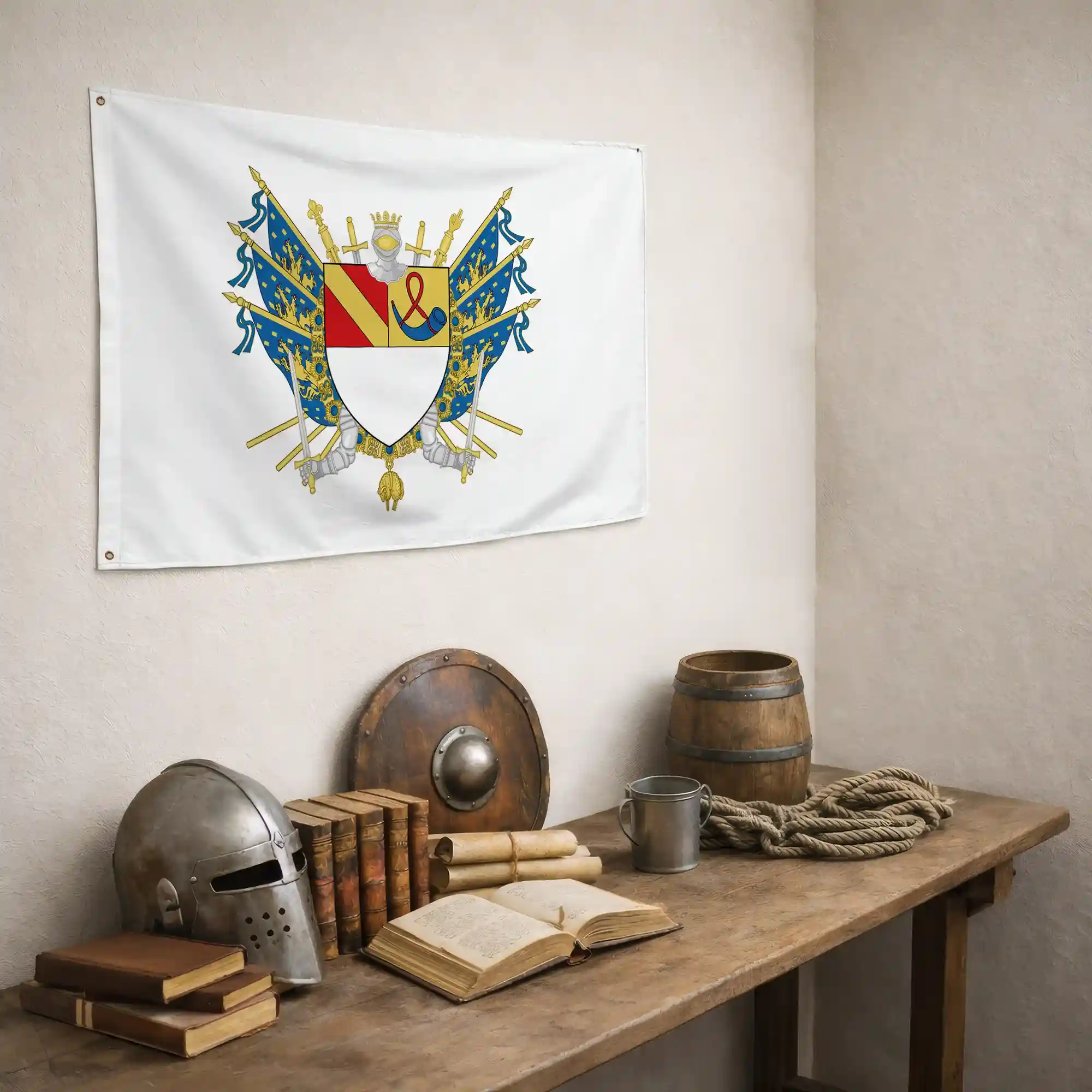 Drapeau - Blason de Lons-le-Saunier - Image 5
