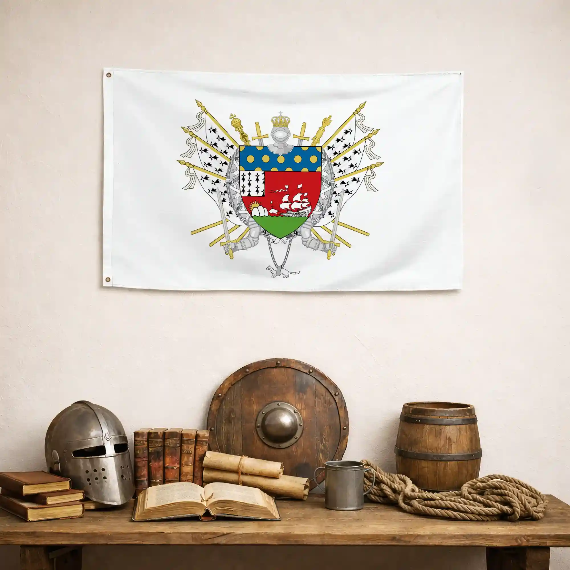 Drapeau - Blason de Lorient - Image 4