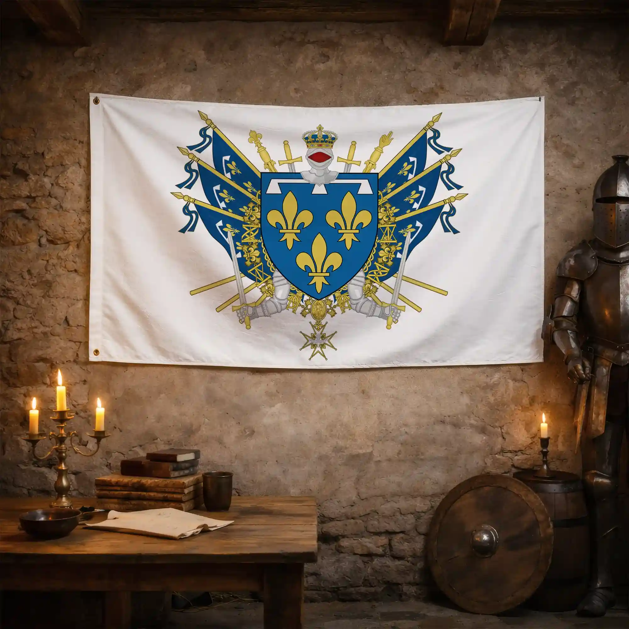 Drapeau - Blason de l'Orléanais - Image 3