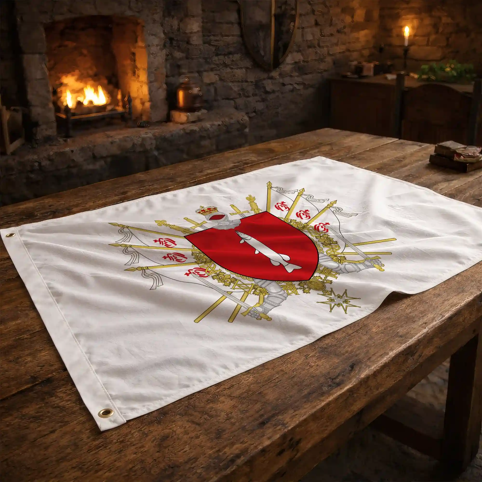 Drapeau - Blason de Luçon - Image 2