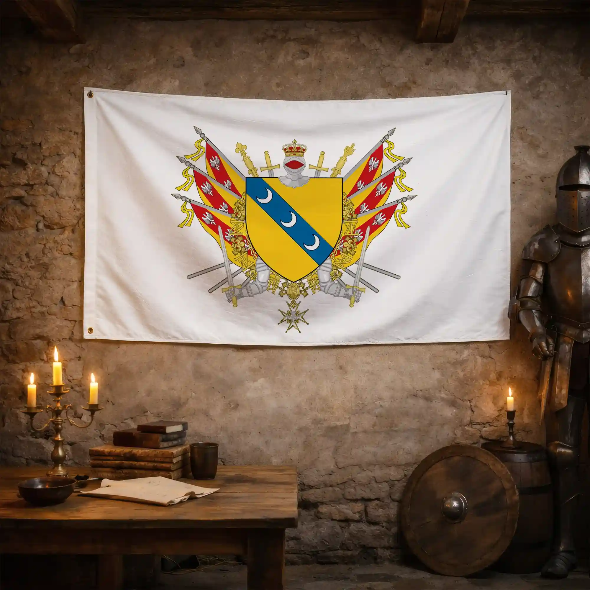 Drapeau - Blason de Lunéville - Image 3